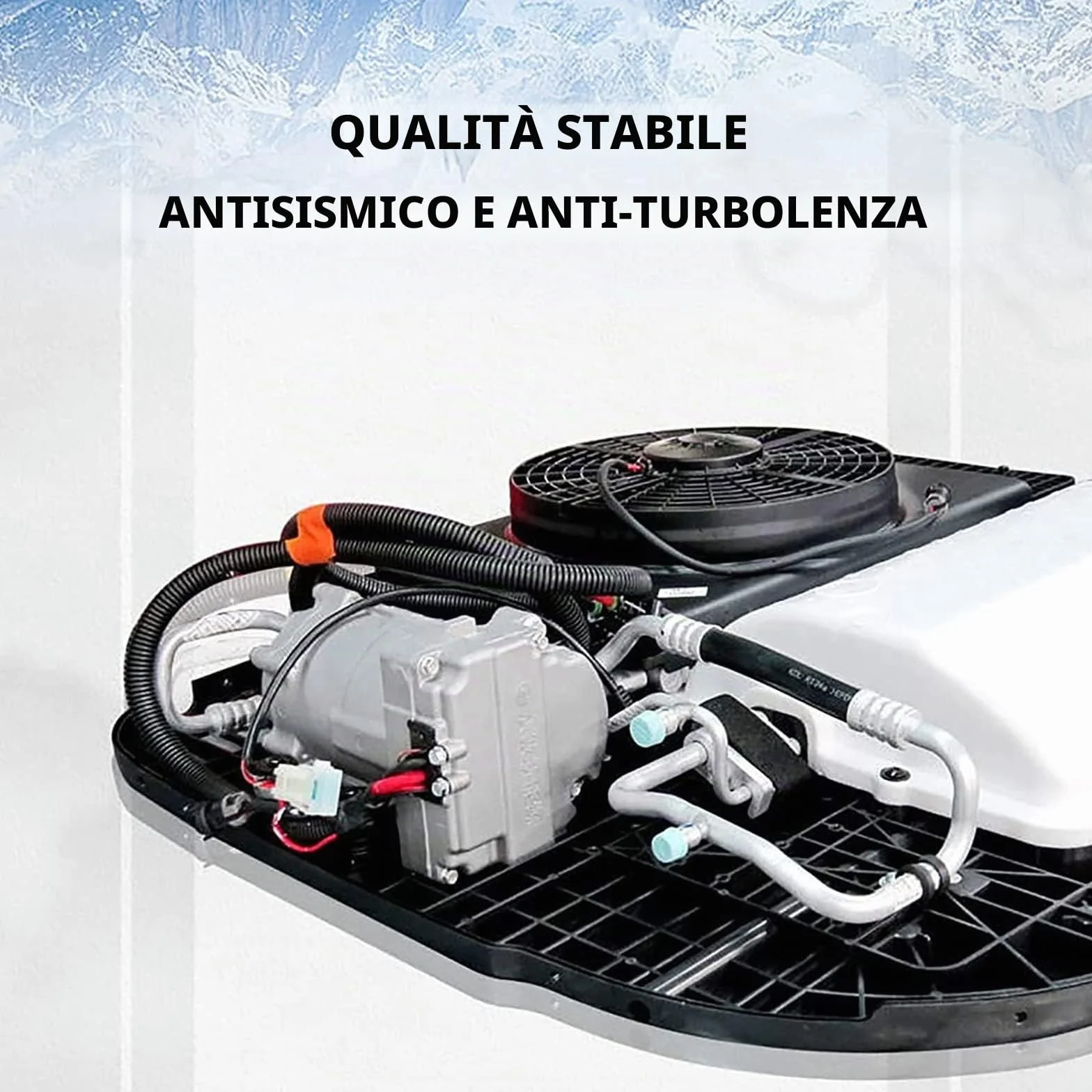 Condizionatore d'aria per tetto auto 12 V DC per camper camion trattori