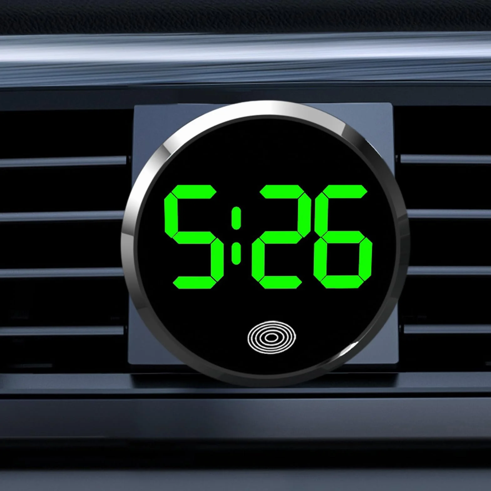 Orologio Digitale da Cruscotto Touch Screen LED a Batteria Portatile per Auto Camper Camion