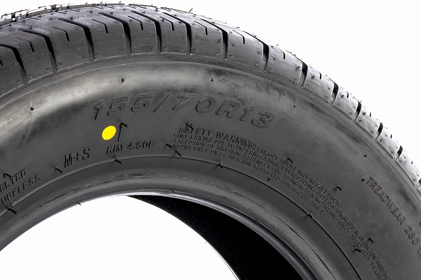 UNITRAILER Set di pneumatici per tutto l'anno 2x 155/70 R13 75N – Pneumatici per rimorchi da 13 pollici per rimorchi e caravan, ciascuno con capacità di carico di 387 kg, stabile per l'uso
