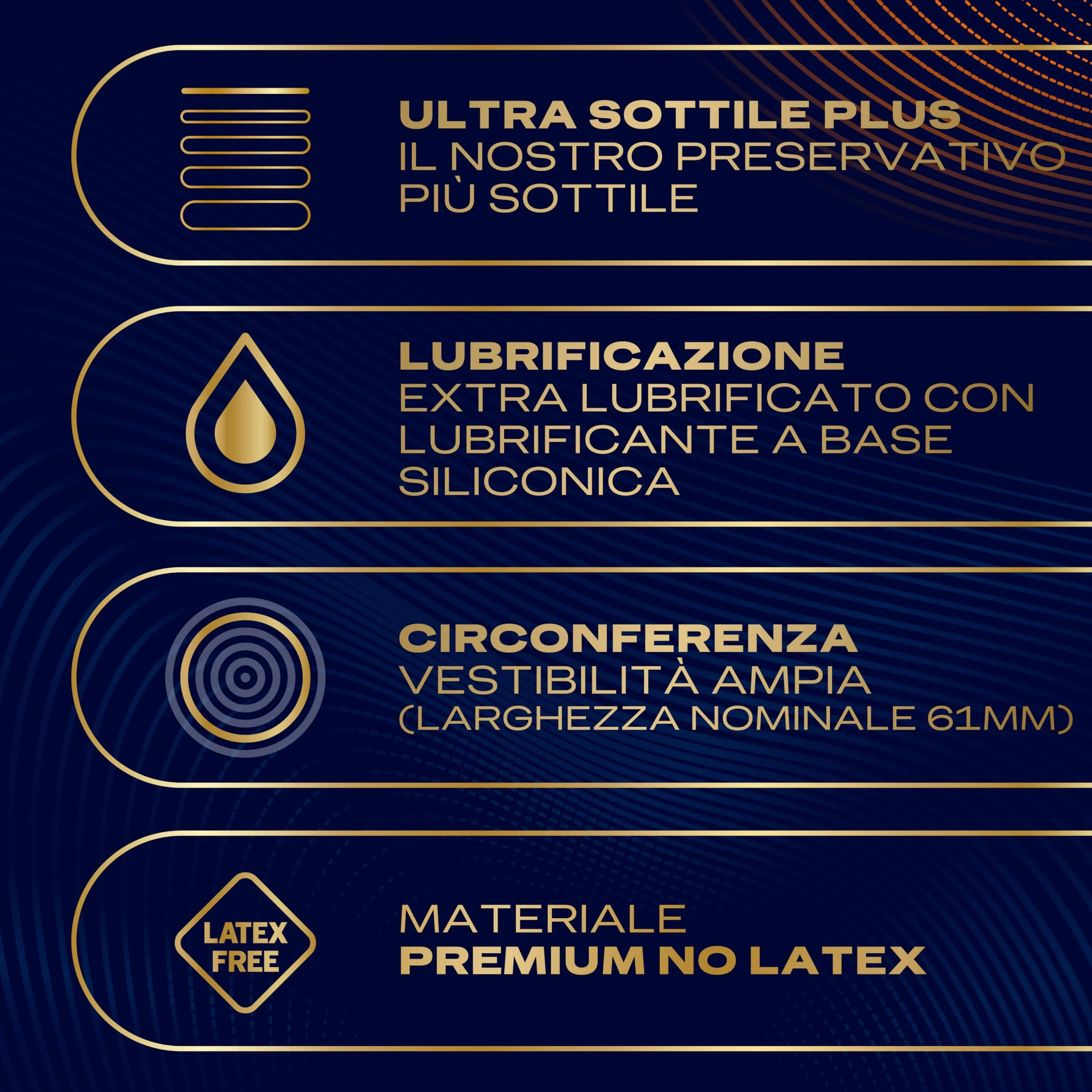 Durex Nude Sensation XL 18 preservativi uomo in Nitrile senza lattice ultra sottili extra lubrificati