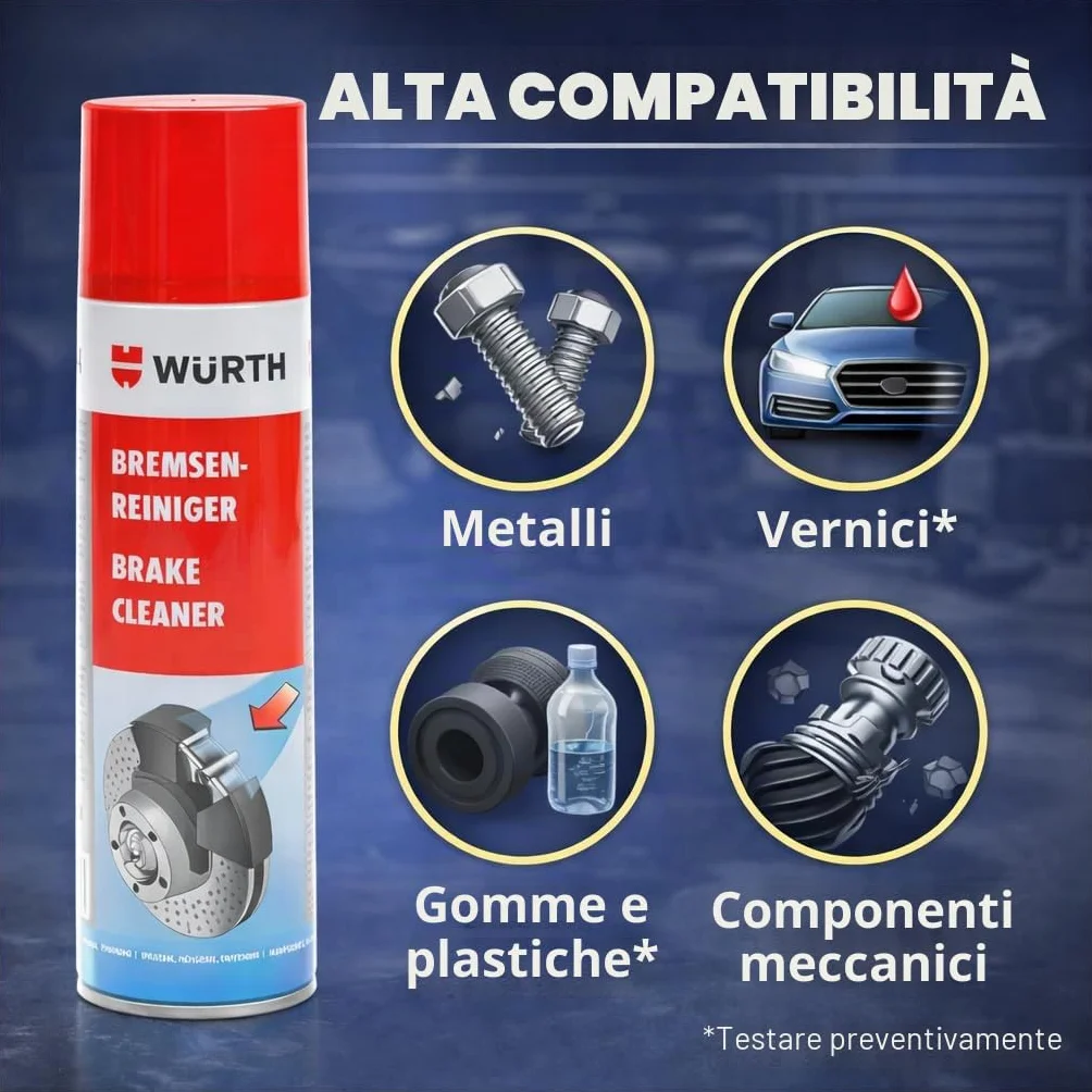 Wurth - Detergente per freni, 500 ml (12)