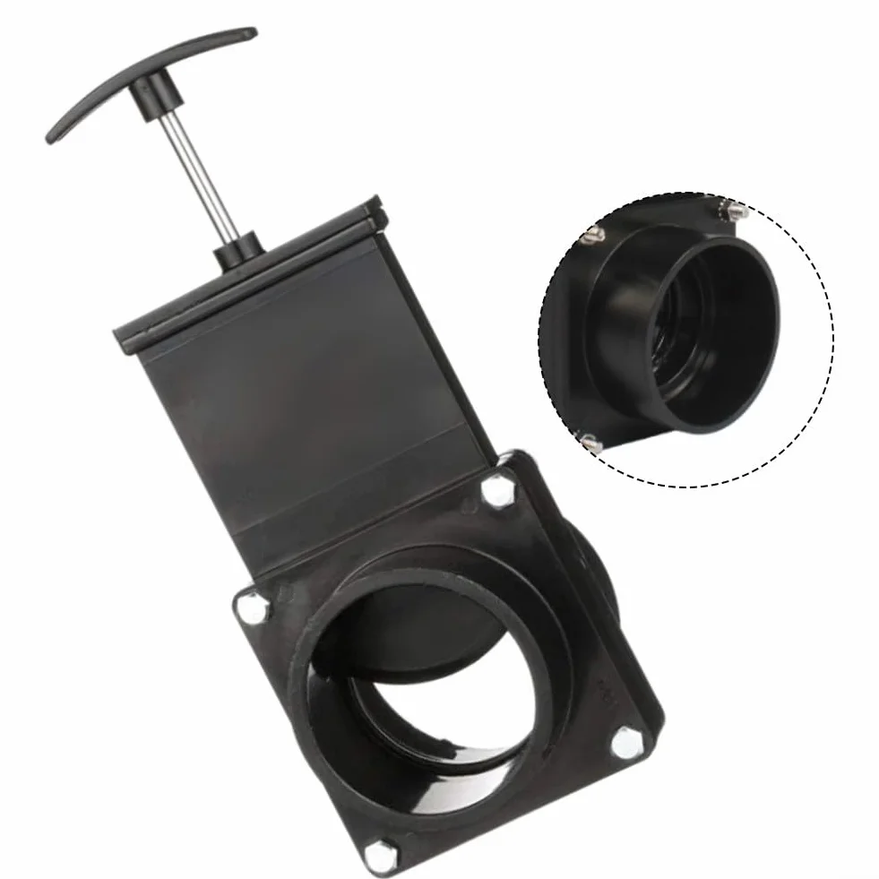 Valvola di Scarico di Ricambio per Camper, con Maniglia, 75 mm, Corpo valvola di Scarico con Manico, per Camper, rimorchi e Camper (75 mm)