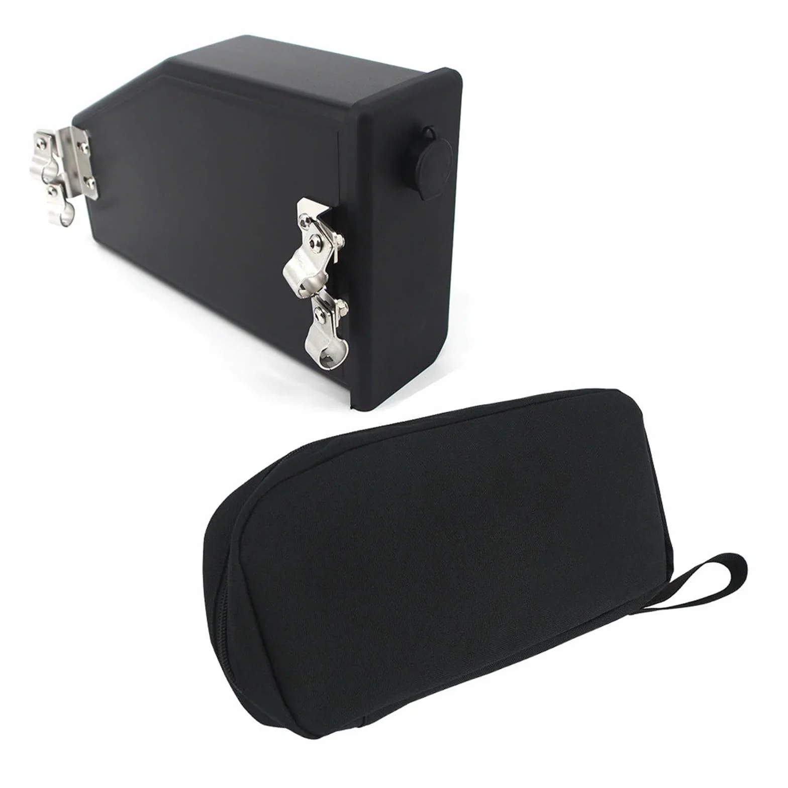 Tnbru Borsa Porta Attrezzi per Motocicletta ABS 5L Montaggio Su Sedile Nero
