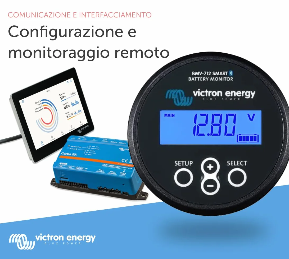 Victron Energy BMV-712 Monitor Batteria Smart (Nero)
