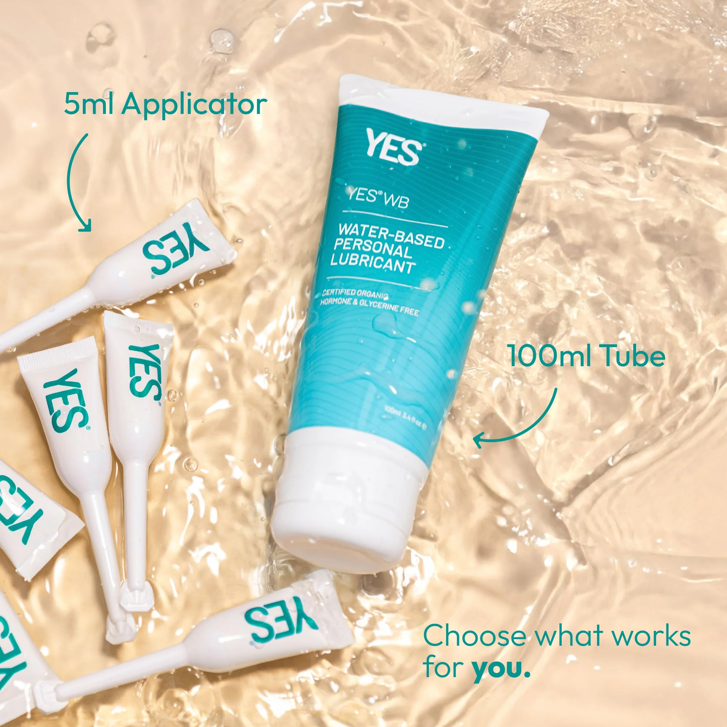 Yes Lubrificante Organico a Base d'Acqua 100 ml