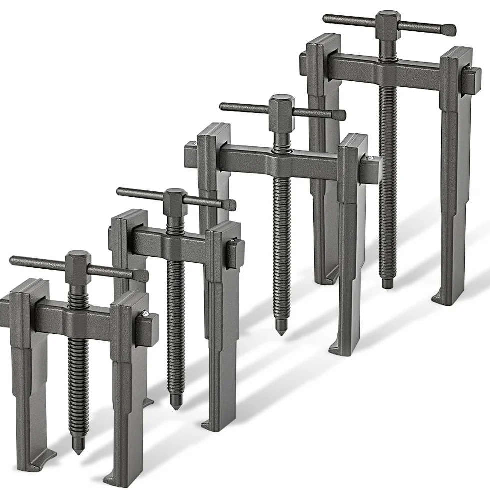 4 pezzi estrattore cuscinetti 20-85mm, estrattore a due ganasce per cuscinetti a ingranaggi, strumento speciale per artigli sottili 3+4+6+8 pollici, estrattore per cuscinetti a sfere, estrattore per