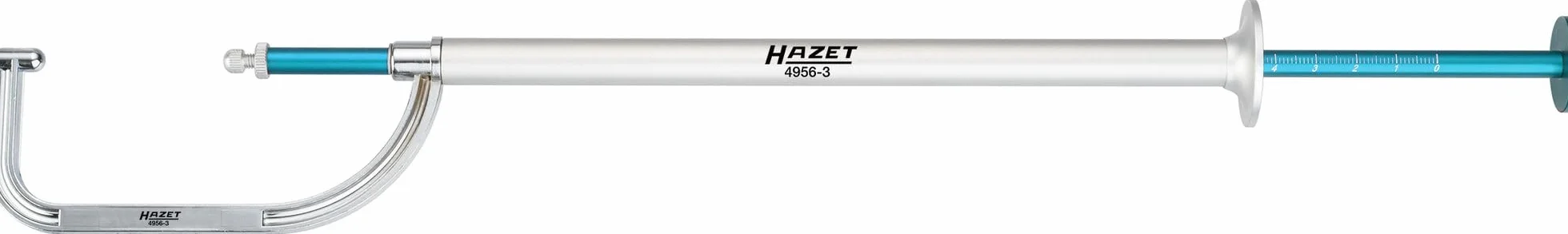 HAZET Calibro per pinze dei dischi freno spessimetro 4956-3 I Campo di misura 0 60 mm I Per misurare senza smontare le ruote
