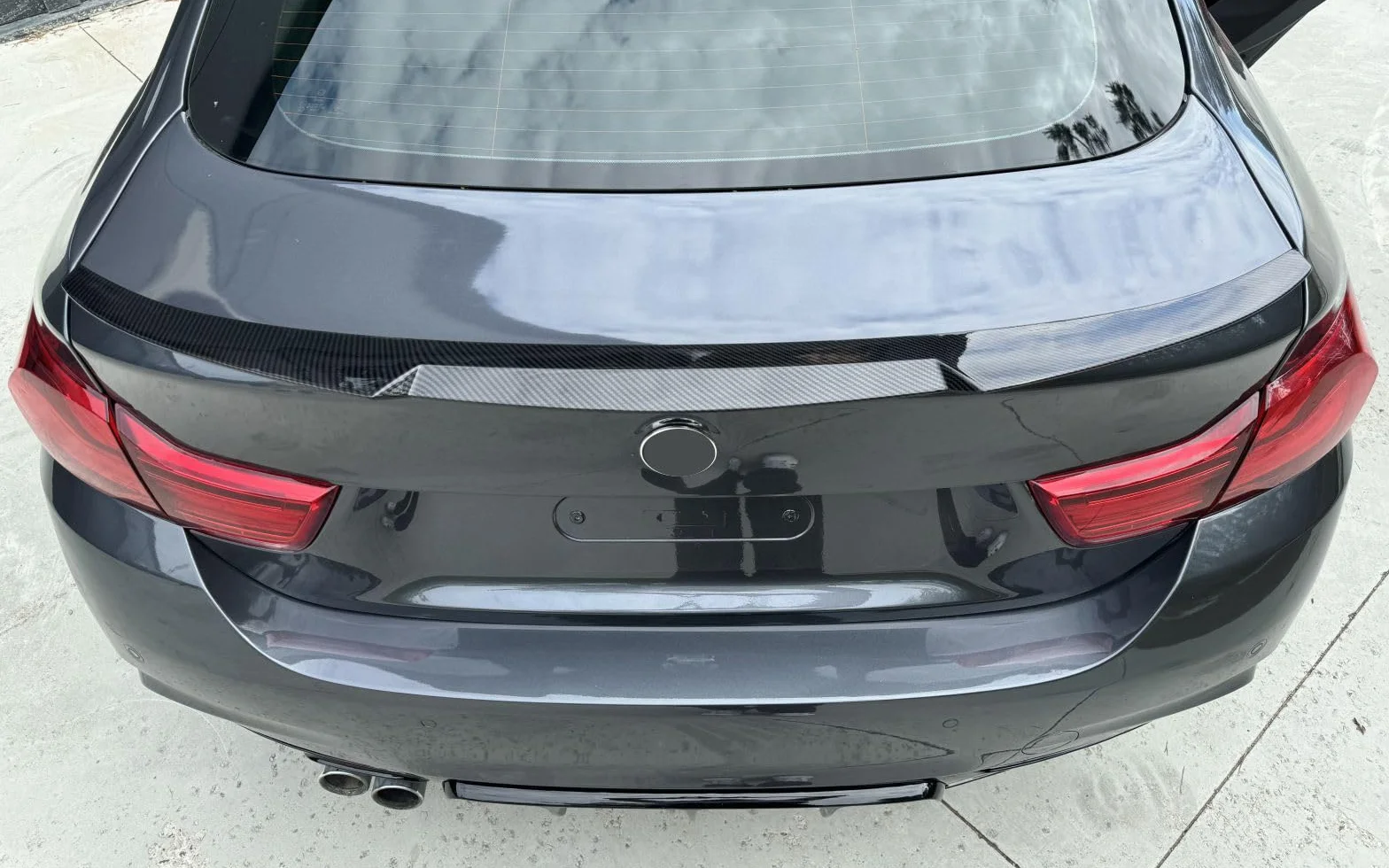 MpTuned Spoiler posteriore F36 M4 stile carbonio per serie 4 2014-2020 Performance Tuning Gran Coupe 420i 428i 430i 435i 440i