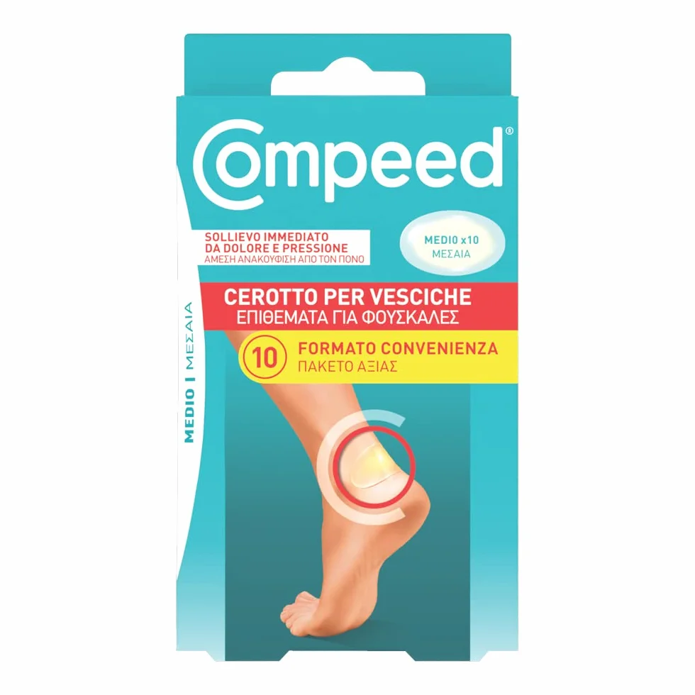 Compeed Cerotti per vesciche 10 Pack resistenti all'acqua