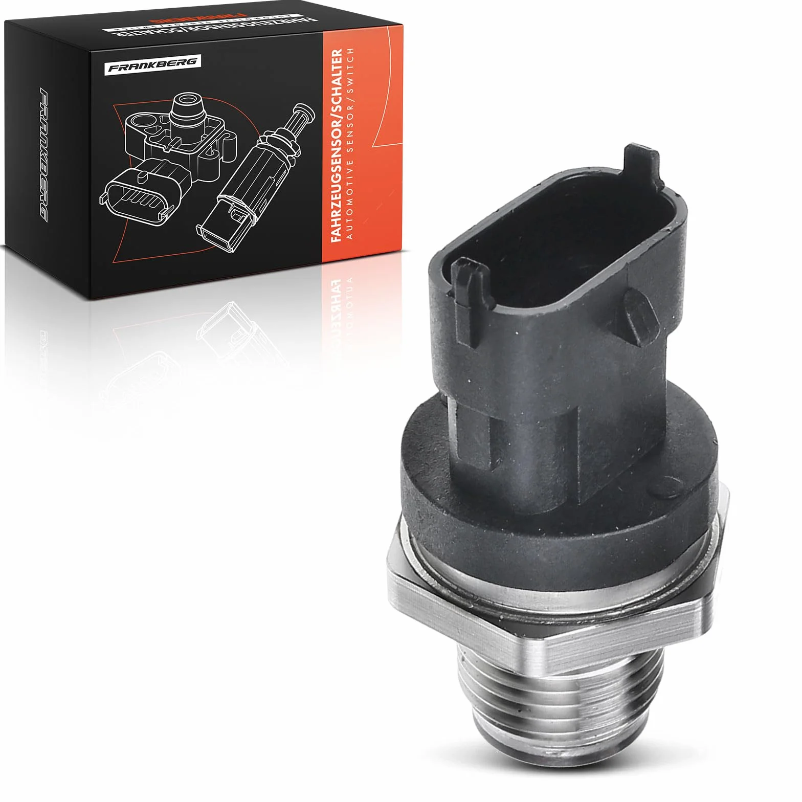 Frankberg Sensore pressione differenziale Pressione gas di scarico Compatibile con M.e.g.a.n.e II BM0/1 CM0/1 Corsa D S07 Corsa C Furgone/Compatto X01 XC60 156 Antara L07 Replace# 504088732