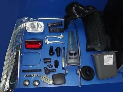 Kit Restauro Completo Vespa 50 Special Fanalino Gommini Trasmissioni Leve
