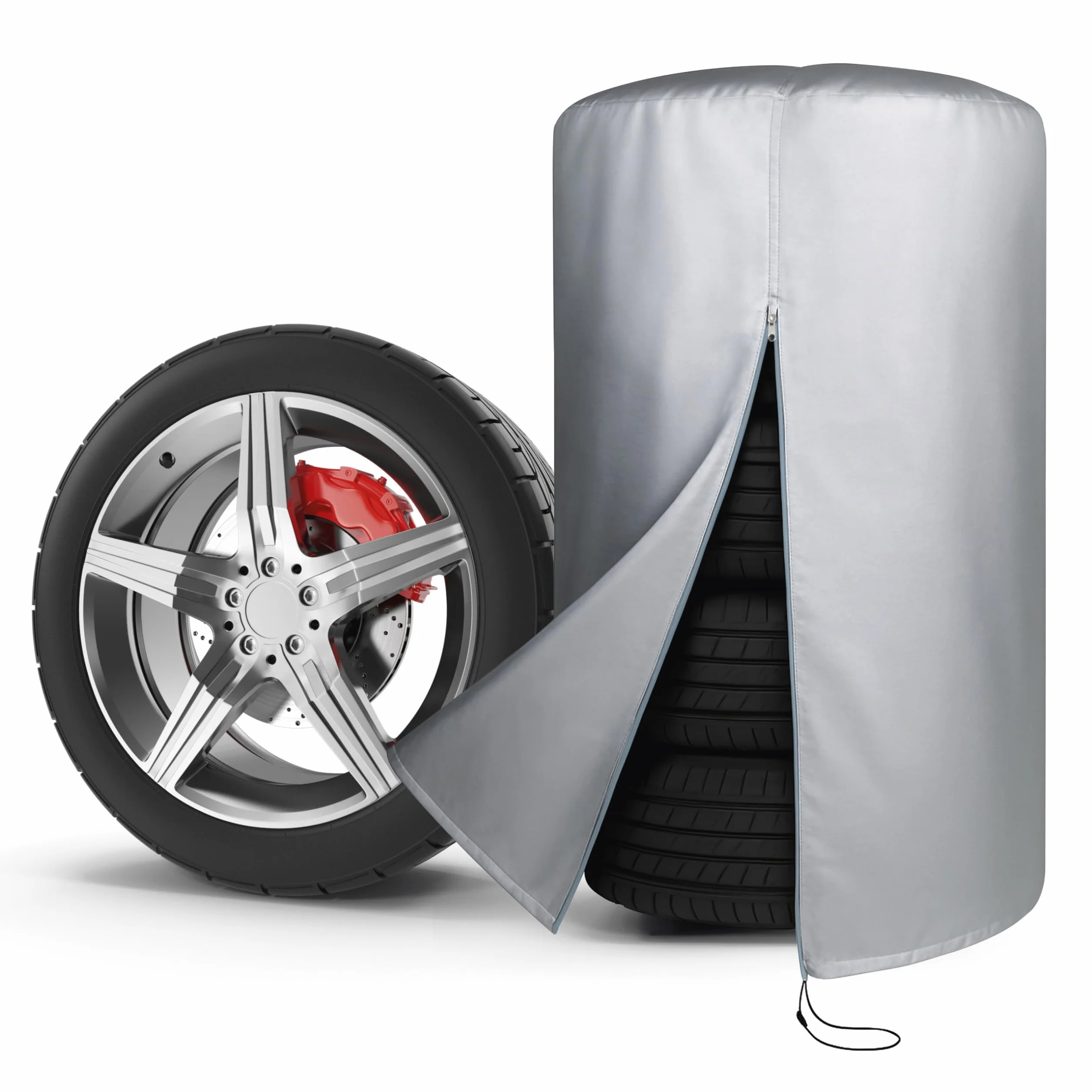 Walser Borsa per Pneumatici Auto Argento 17-18 Pollici