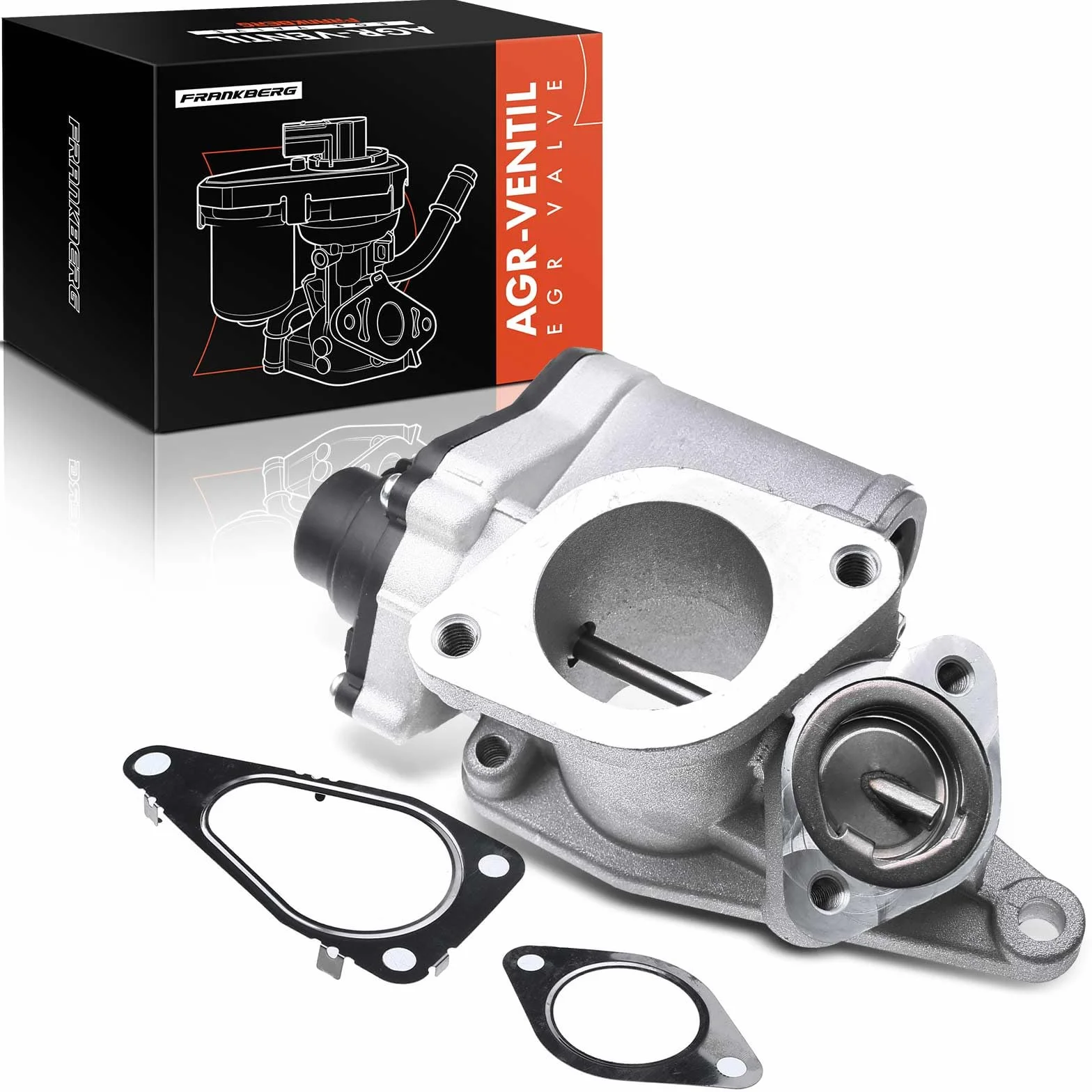 Frankberg Valvola EGR Compatibile con Megan.e II BM0/1 CM0/1 1.9 dCi Laguna II Grandtour KG0/1 1.9 dCi Laguna II BG0/1 1.9 dCi Grand Vitara II JT TD TE 1.9 DDiS AWD Scénic II JM0/1 1.9 dCi 8200507299