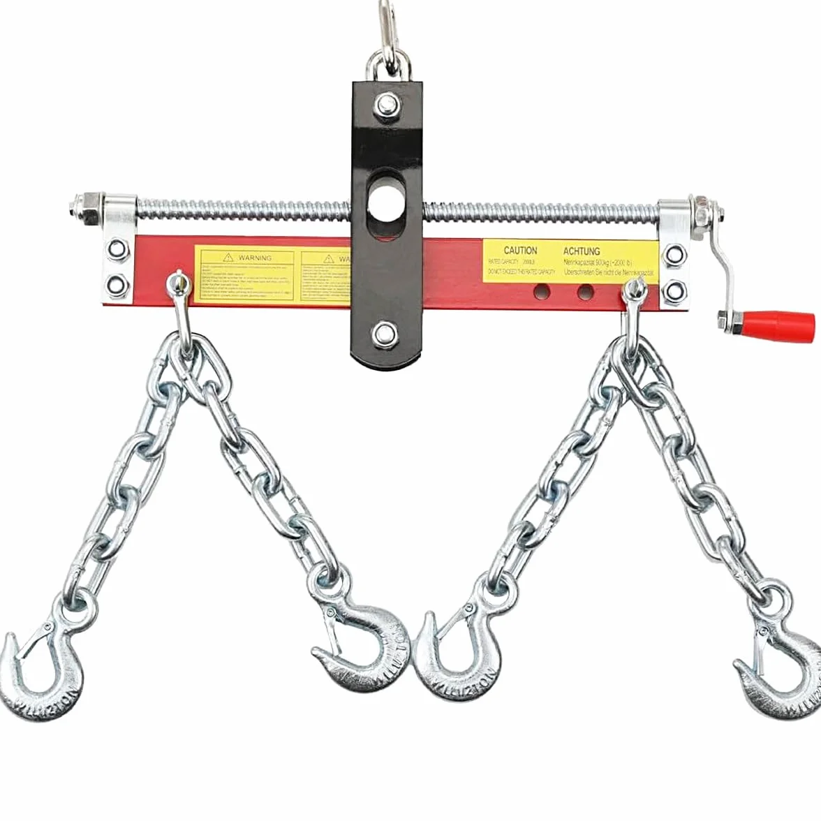 Bilancatore per gru da officina 900 kg lunghezza catena 30 cm