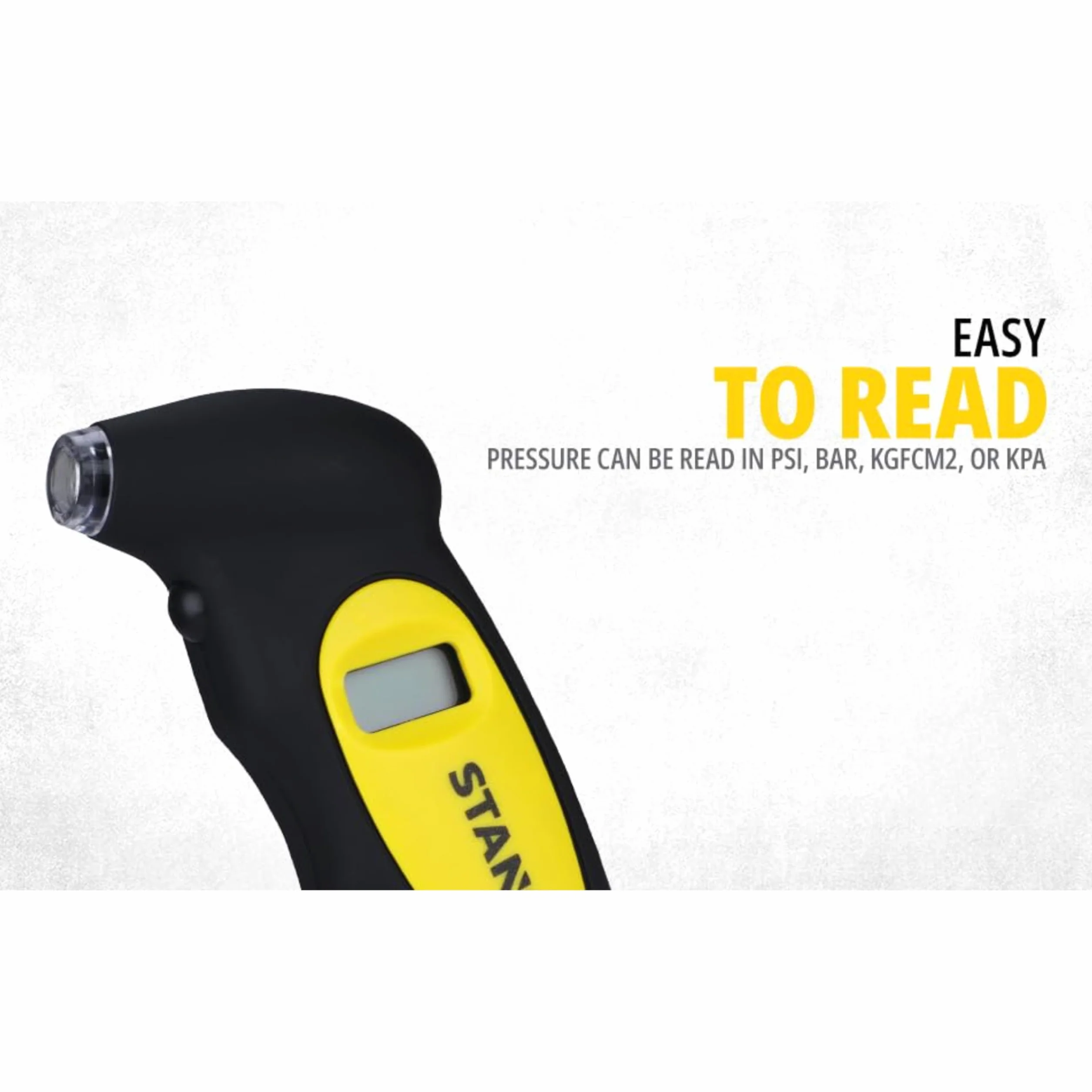 STANLEY Tester di pressione di pneumatico Digitale, nero STHT80874-0