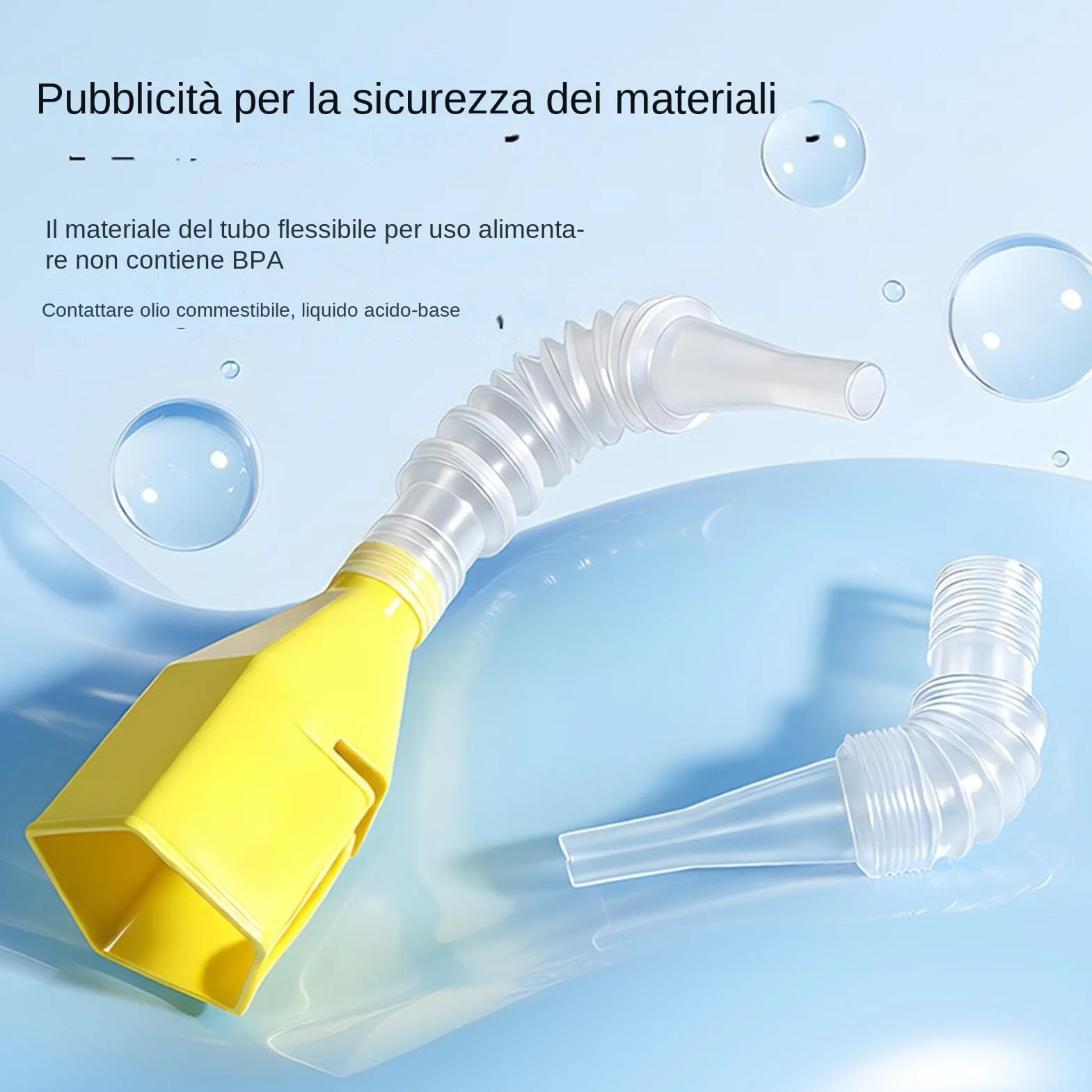 Imbuto per olio automatico flessibile trasferimento liquidi drenaggio tubo retrattile officina garage motore camion moto