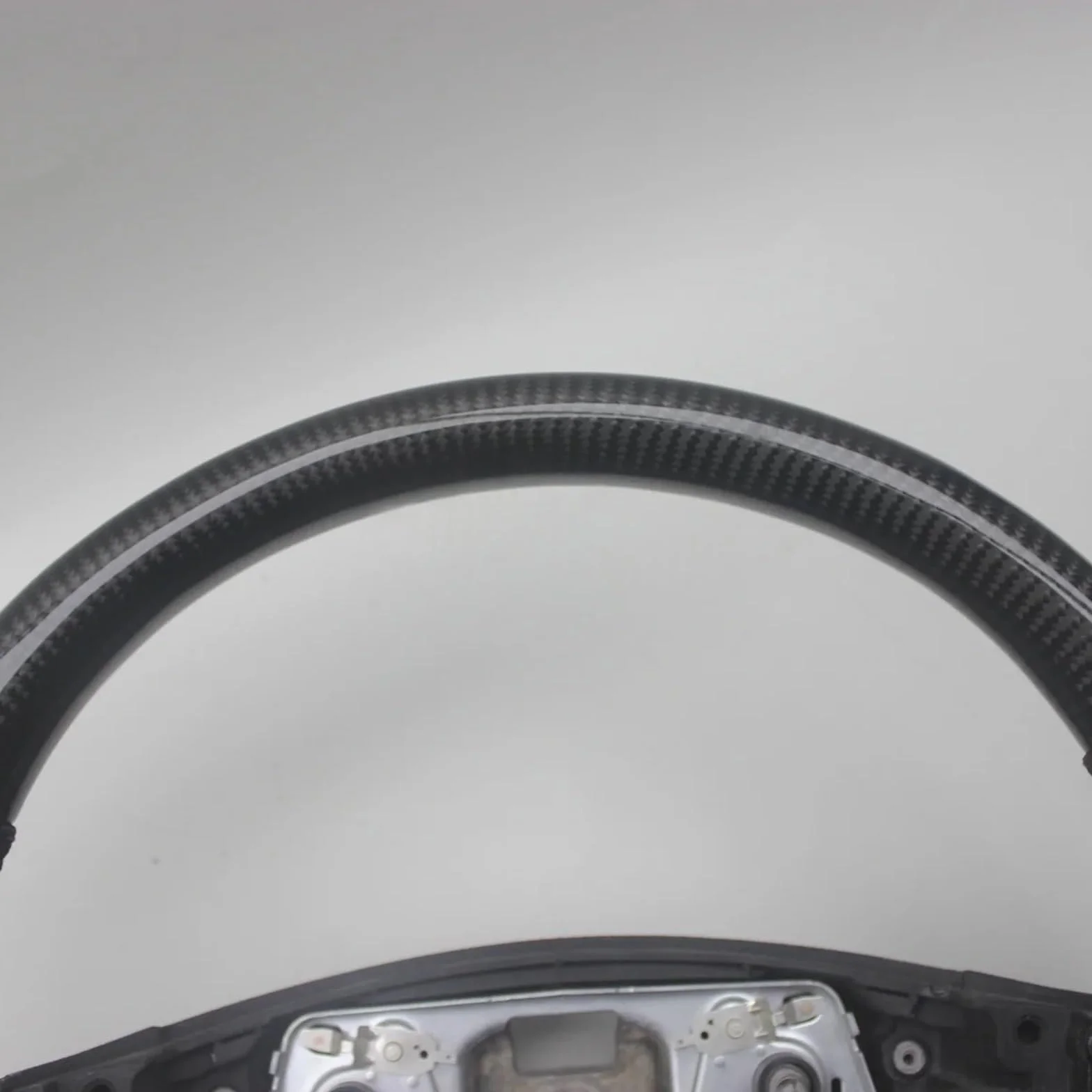 Volante di ricambio in fibra di carbonio con pelle compatibile con SAAB 93 9-3