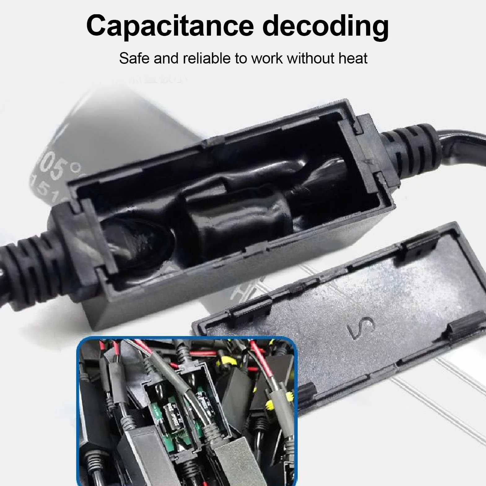 Decoder CANbus LED H4 Resistenza Anti-sfarfallio Plug and Play Connettori AMP Fari H4