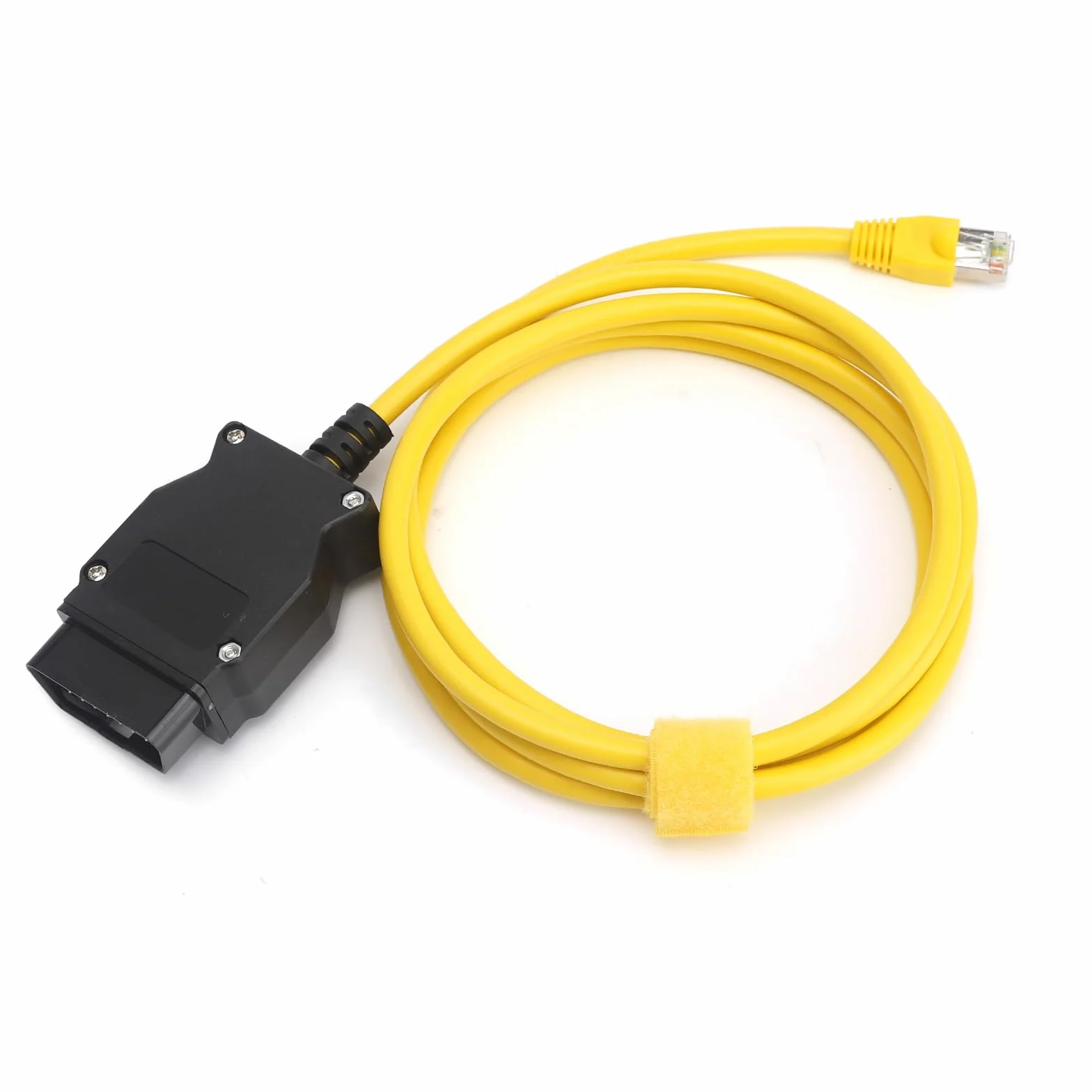 VOSSOT Cavo ENET OBD2 per BMW Serie F - Codifica Plug & Play con adattatore RJ45 Ethernet, compatibile con E-SYS