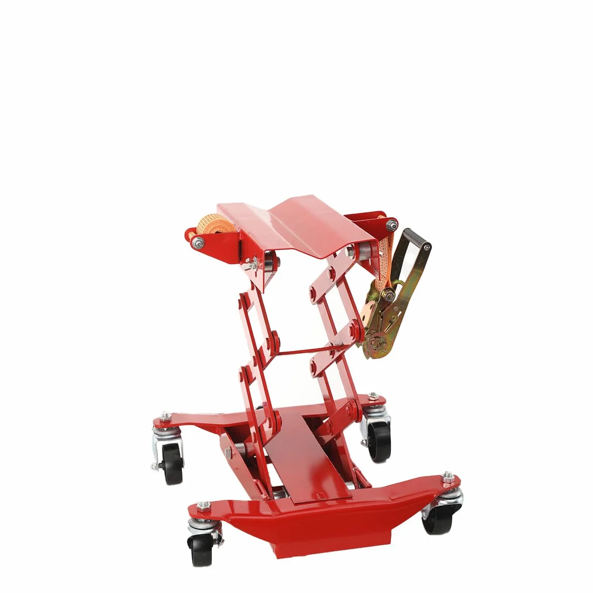 Sollevatore Idraulico A Forbice 200 Kg Altezza Regolabile 185-590 Mm Acciaio Antiruggine