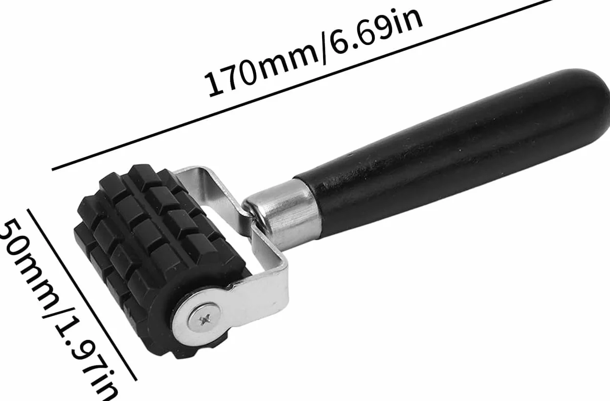 Rullo Fonoassorbente, Rullo Per Applicazioni Automobilistiche con Manico in Legno Per Cuscinetti Isolanti Termici Fonoassorbenti(Large size)