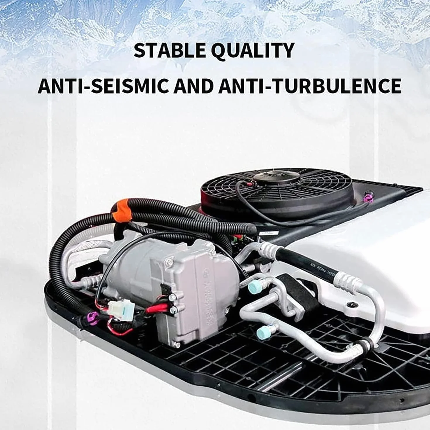Climatizzatore 24 V per Camper Roulotte Fuoristrada Camion Bianco