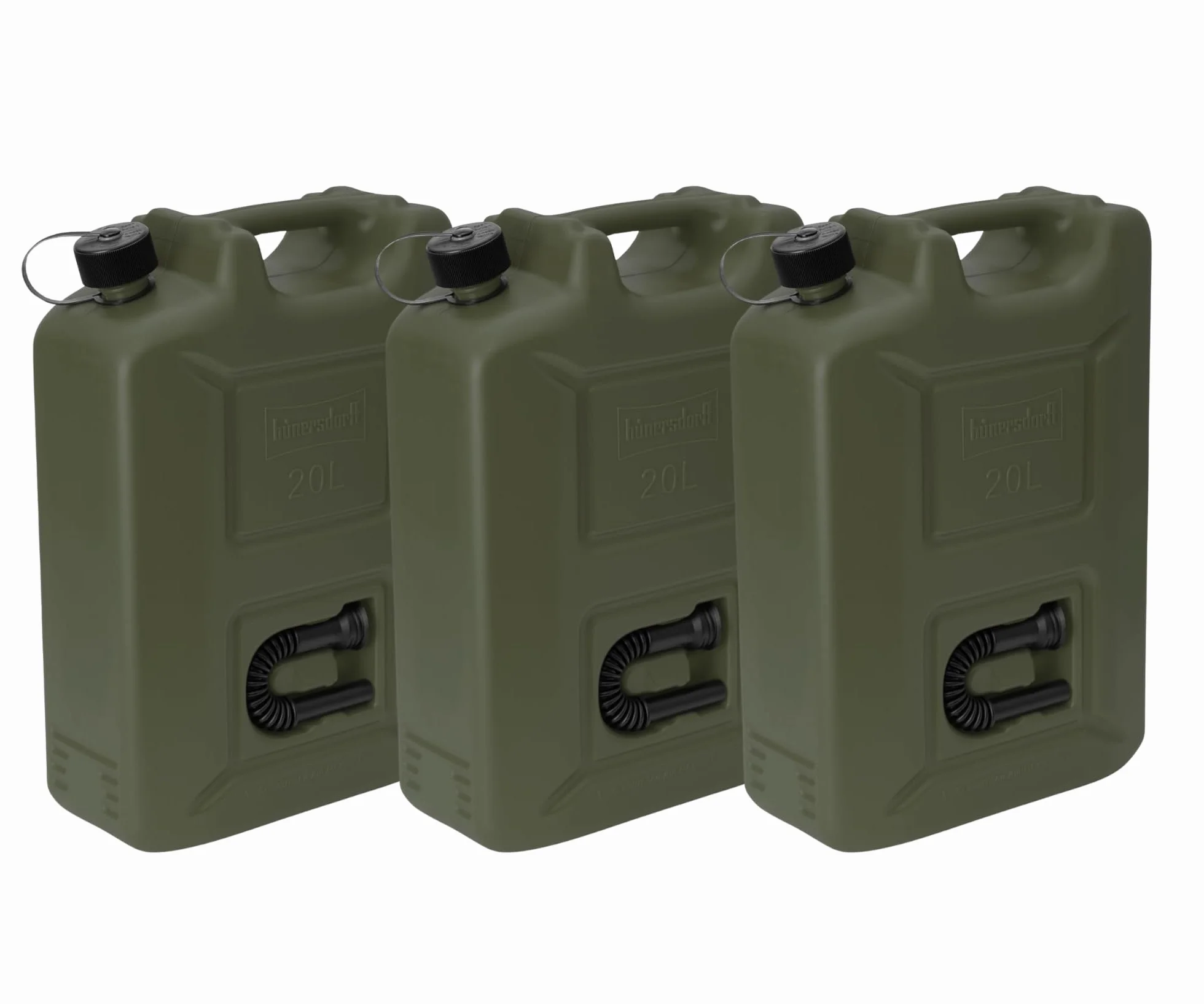 Hünersdorff Set di 3 taniche per Carburante 20 l