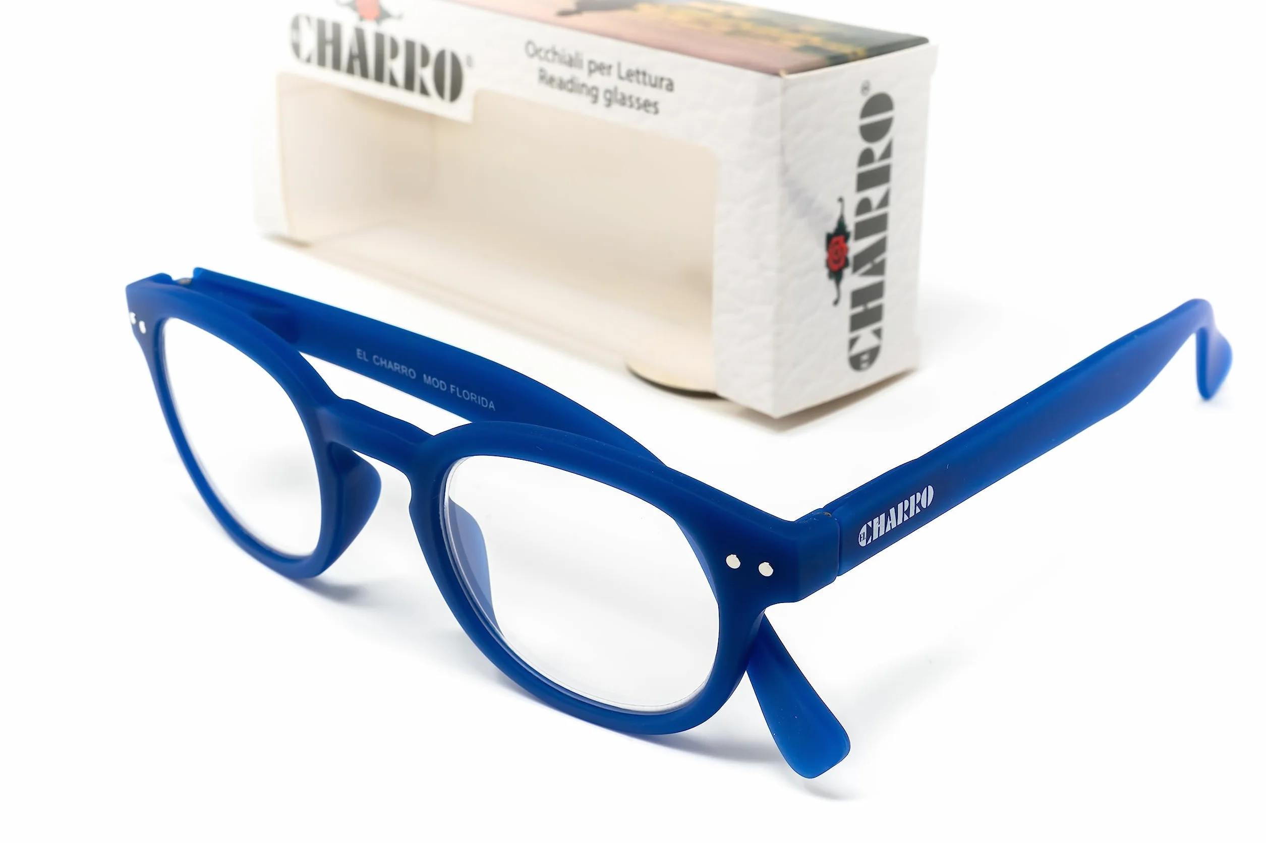 CHARRO Occhiali da Lettura Florida Blu +2 Diottria