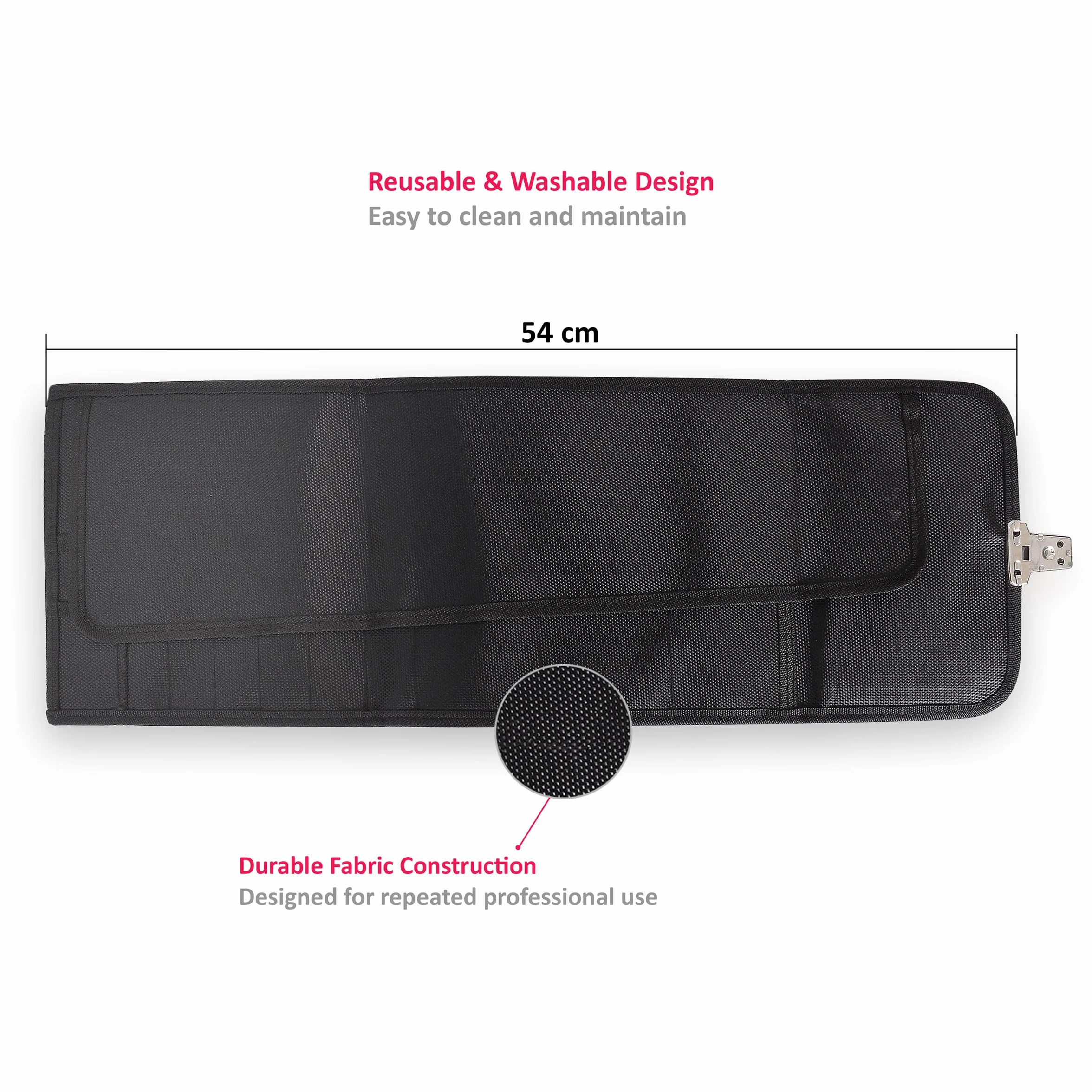 Custodia per Podologia Storage Bag Manicure Pedicure Cosmetici Borsa Nero 13 cm x 19 cm