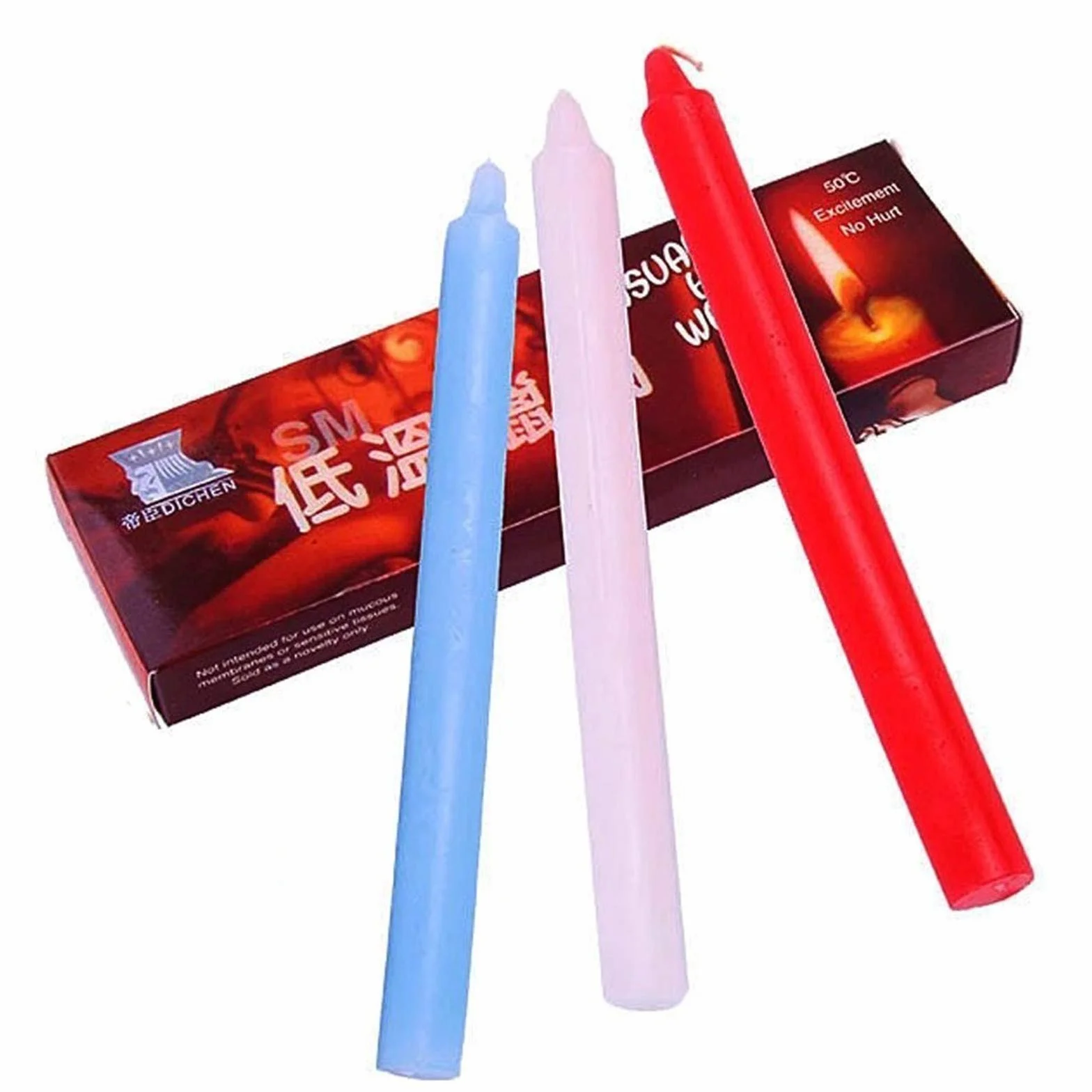 Candele a goccia a bassa temperatura 3pcs per cera