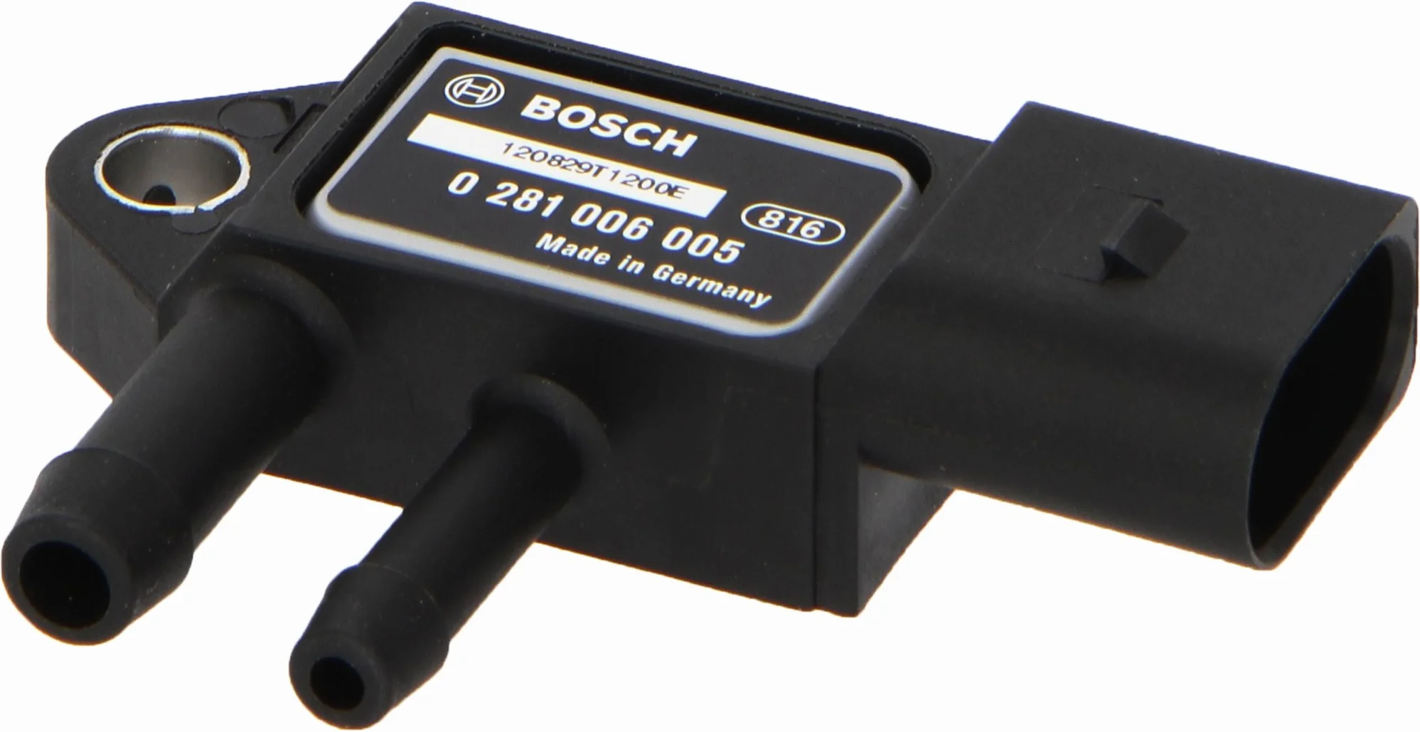 BOSCH Sensore, Pressione gas scarico 0281006005 Compatibile con: AUDI A4 Allroad B8, A4 B8, A4 B8 Avant, A5, A5 Cabriolet, A5 Sportback, A6 Allroad C6, A6 Allroad C7, A6 C6, A6 C6 Avant, A6 C7