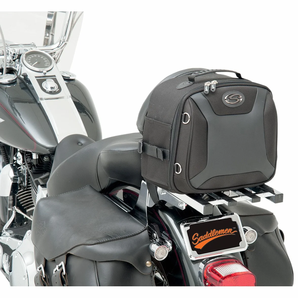 Saddlemen 3515-0138 Sport Sissy Bar Bag Nero 19" L x 15,5" H x 10" P