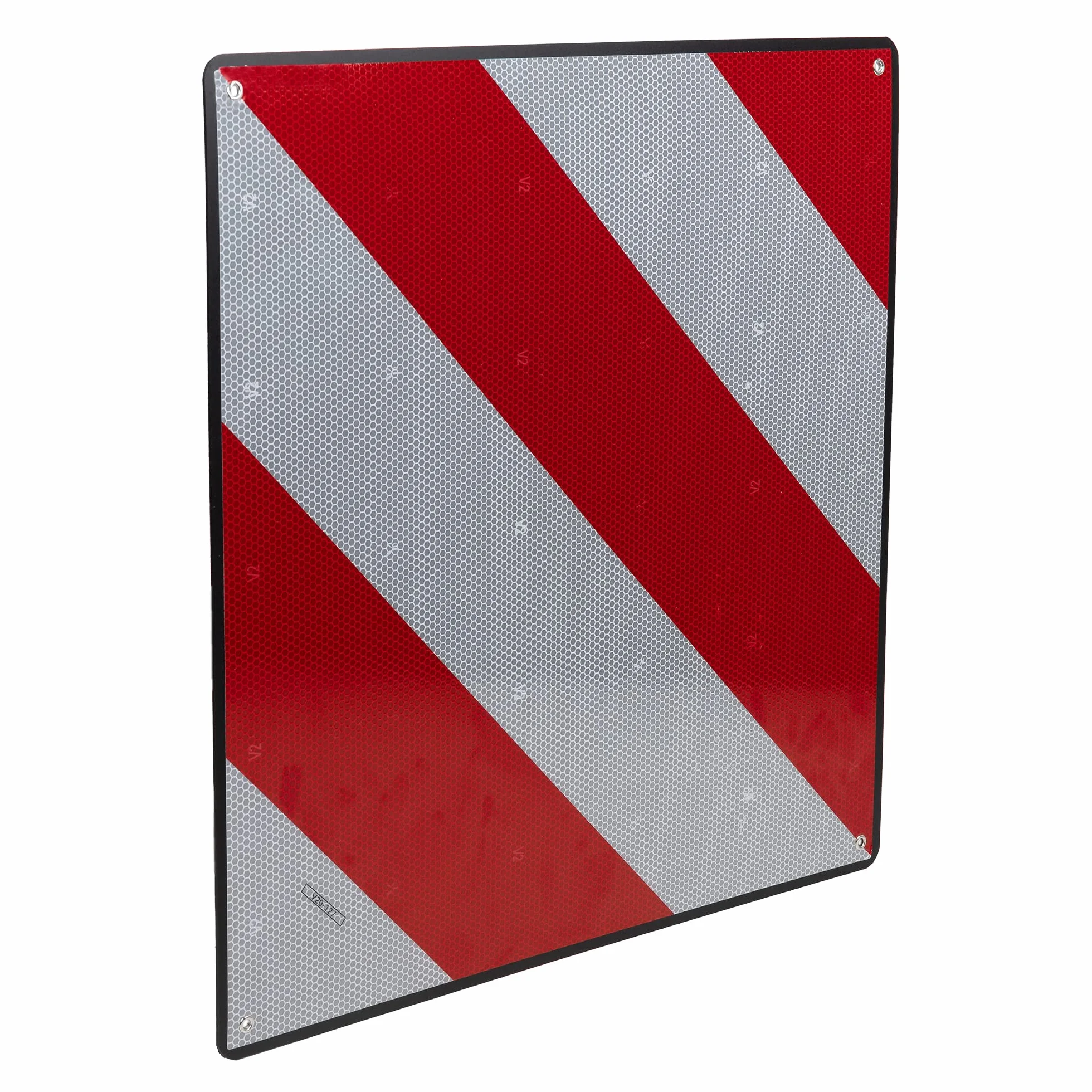 Cofan Pannello V20 carico sporgente ABS catarifrangente flessibile 50x50 cm per camion furgoni