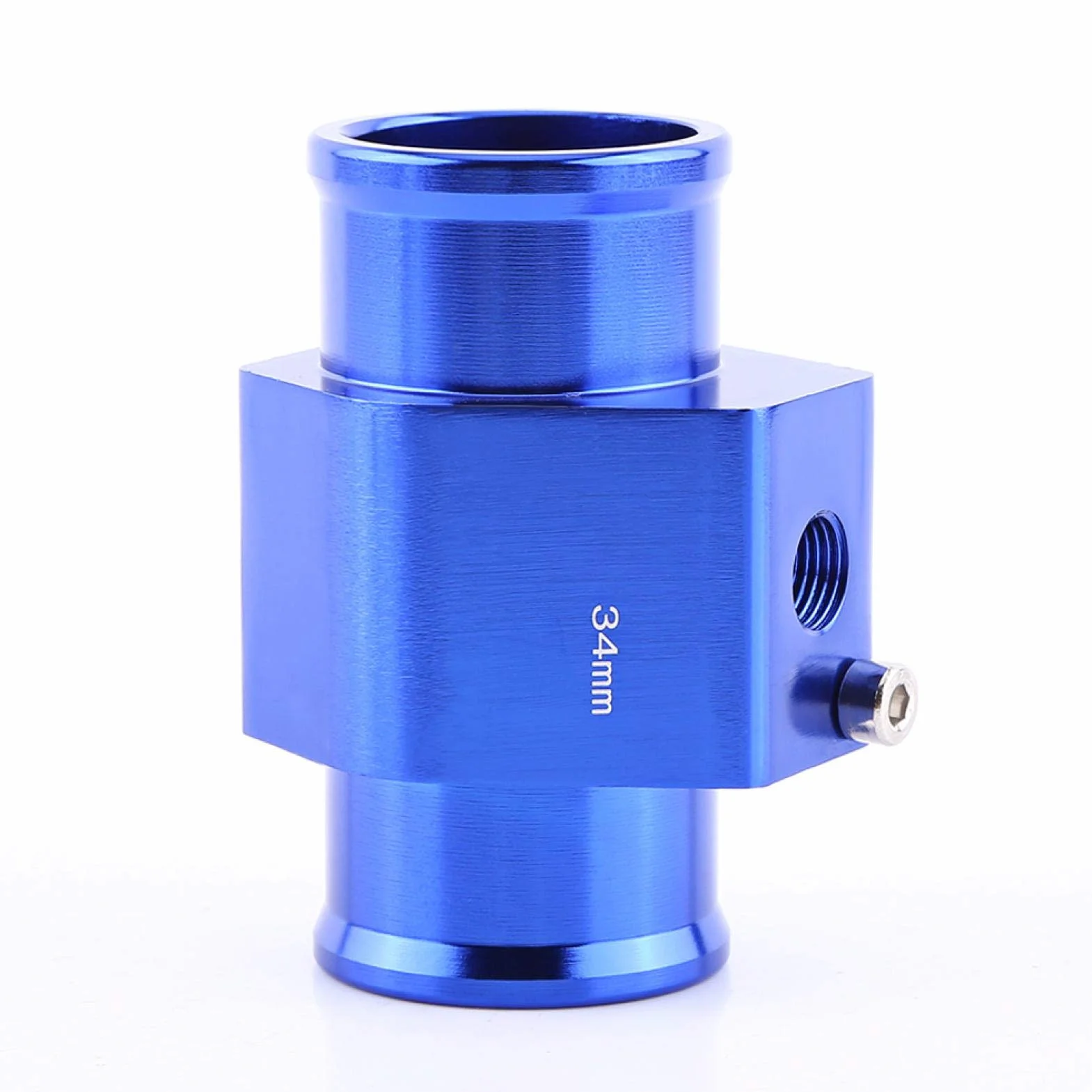 Adattatore universale per tubo flessibile per auto, adattatore per sensore di temperatura per tubo flessibile per tubo flessibile in lega di alluminio(34MM)