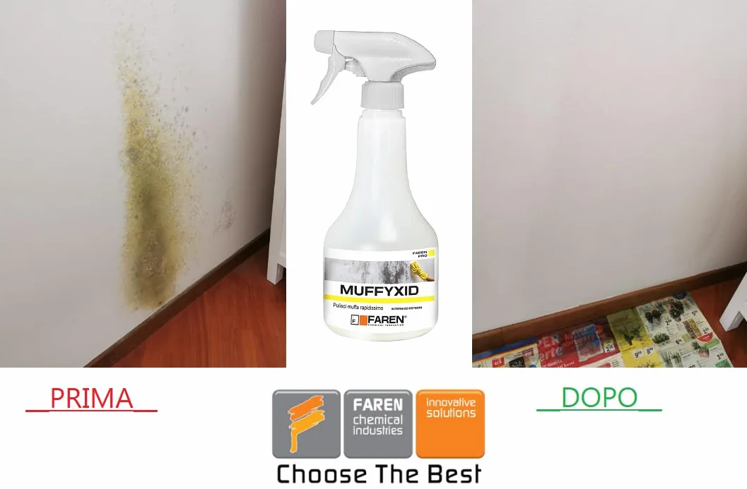 Faren Rimuovi Muffa Antimuffa Pulitore Muffa Azione Rapida Igienizzante 500ml (2)