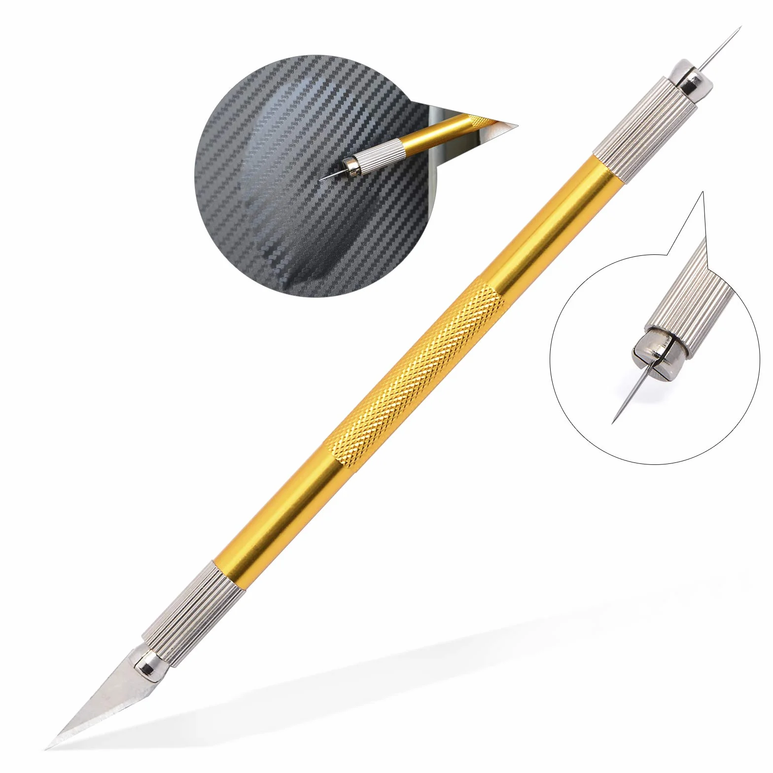 Ehdis Kit vinile Applicazione Adesivi Auto: Kit Pellicola di Alta con Taglierino Professionale e Spatole per Pellicola e stick magnetico avvolgenteper Installazione Pellicole Auto Cellulare DIY