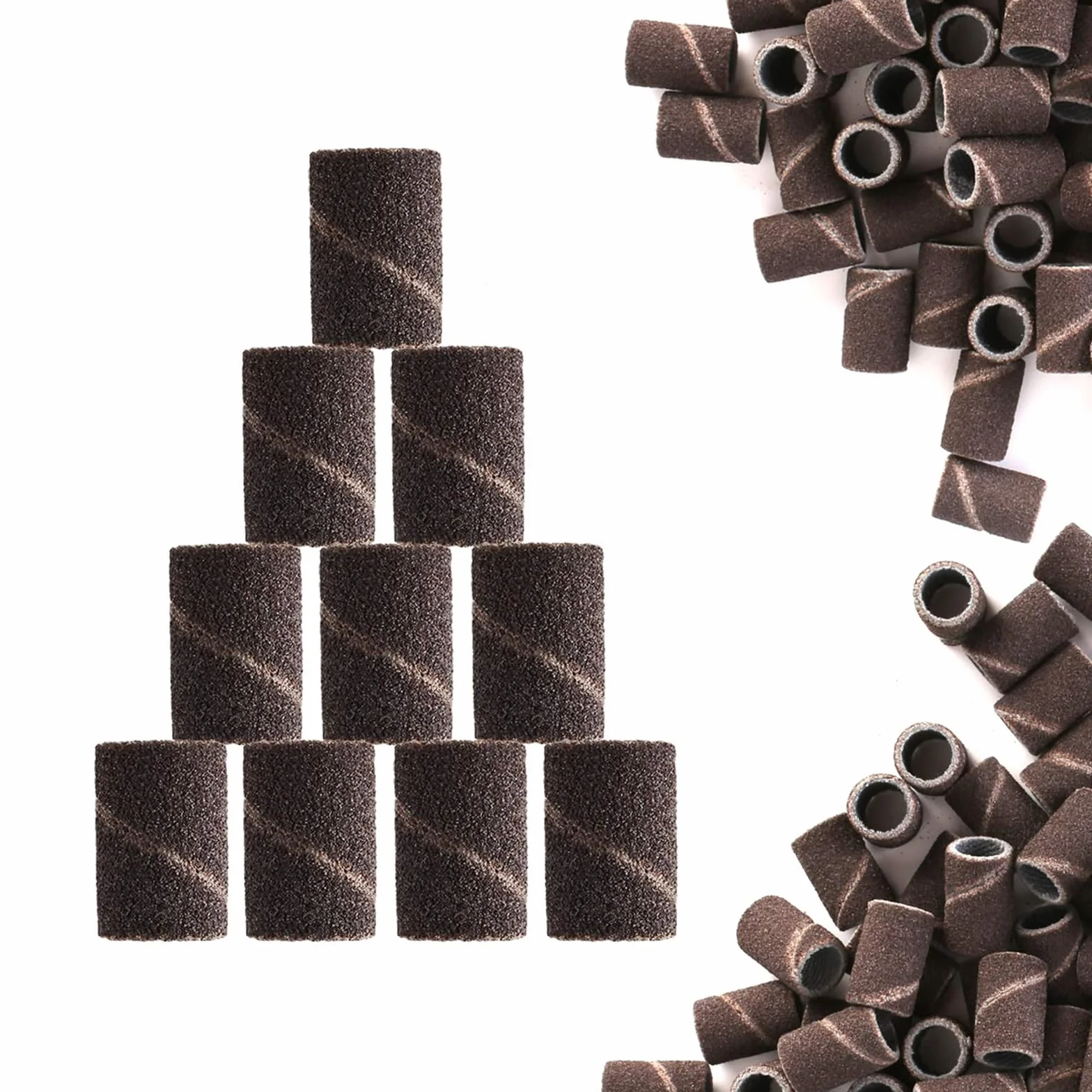JCMaster® Scovolini Abrasivi Ricambi per Fresa per Unghie Grana 150 100 pz