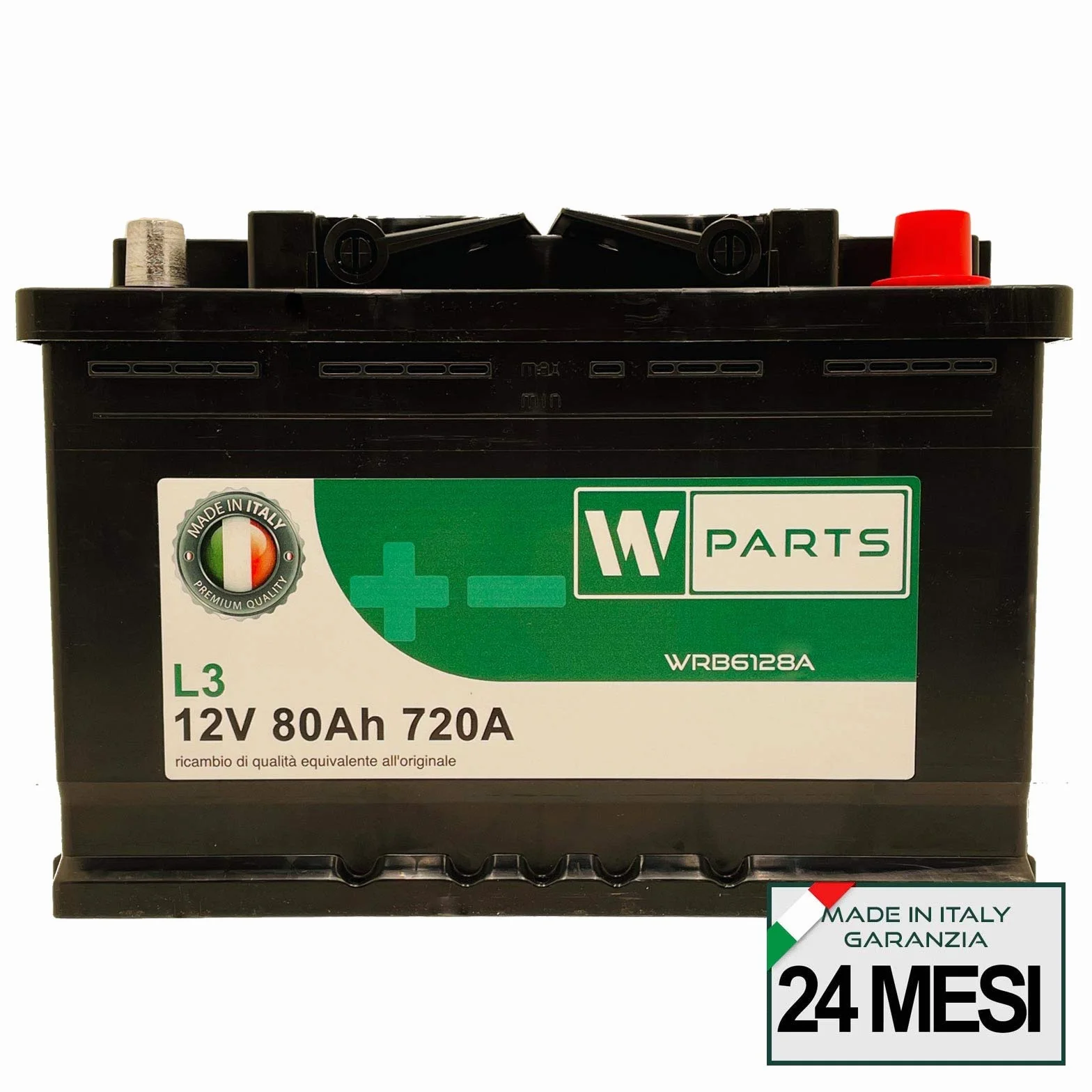 BATTERIA AUTO 80 Ah 720A Spunto 278 x 175 x 190