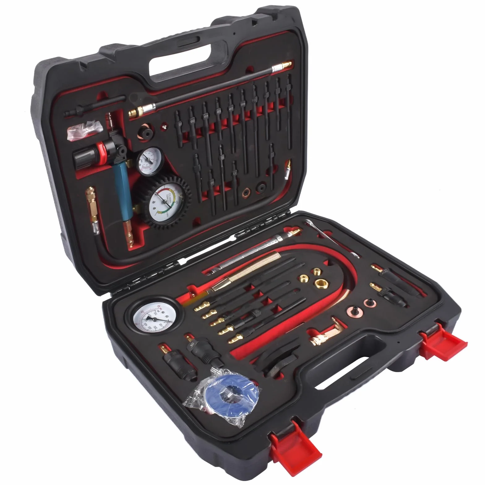 Tester Pressione di Compressione per Benzina e Diesel motori, Dispositivo Motore a benzina, Tester di compressione & tester di perdita di pressione Hopzty