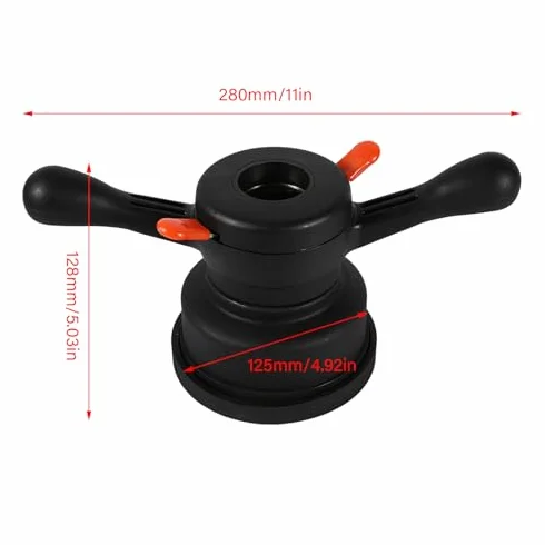 Equilibratrice per Ruote, 3/4mm a sgancio rapido Dado ad Alette Equilibratrice per Ruote(40mm Inner Diameter 4mm Pitch)