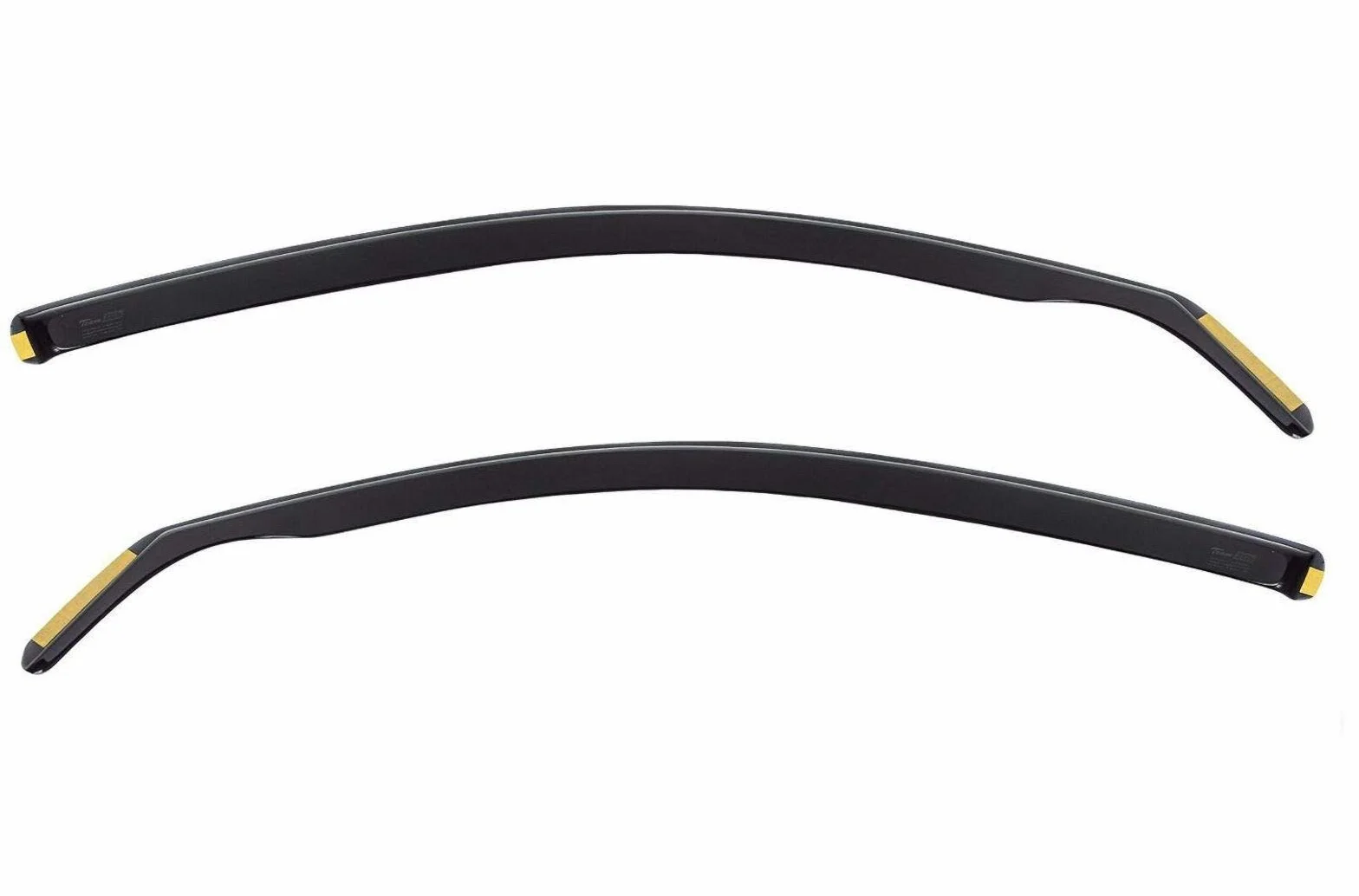 Deflettori d'Aria Dacia Logan 4-Porte Berlina 2013-2020 Set 2 Pezzi Nero fumé Oscurato
