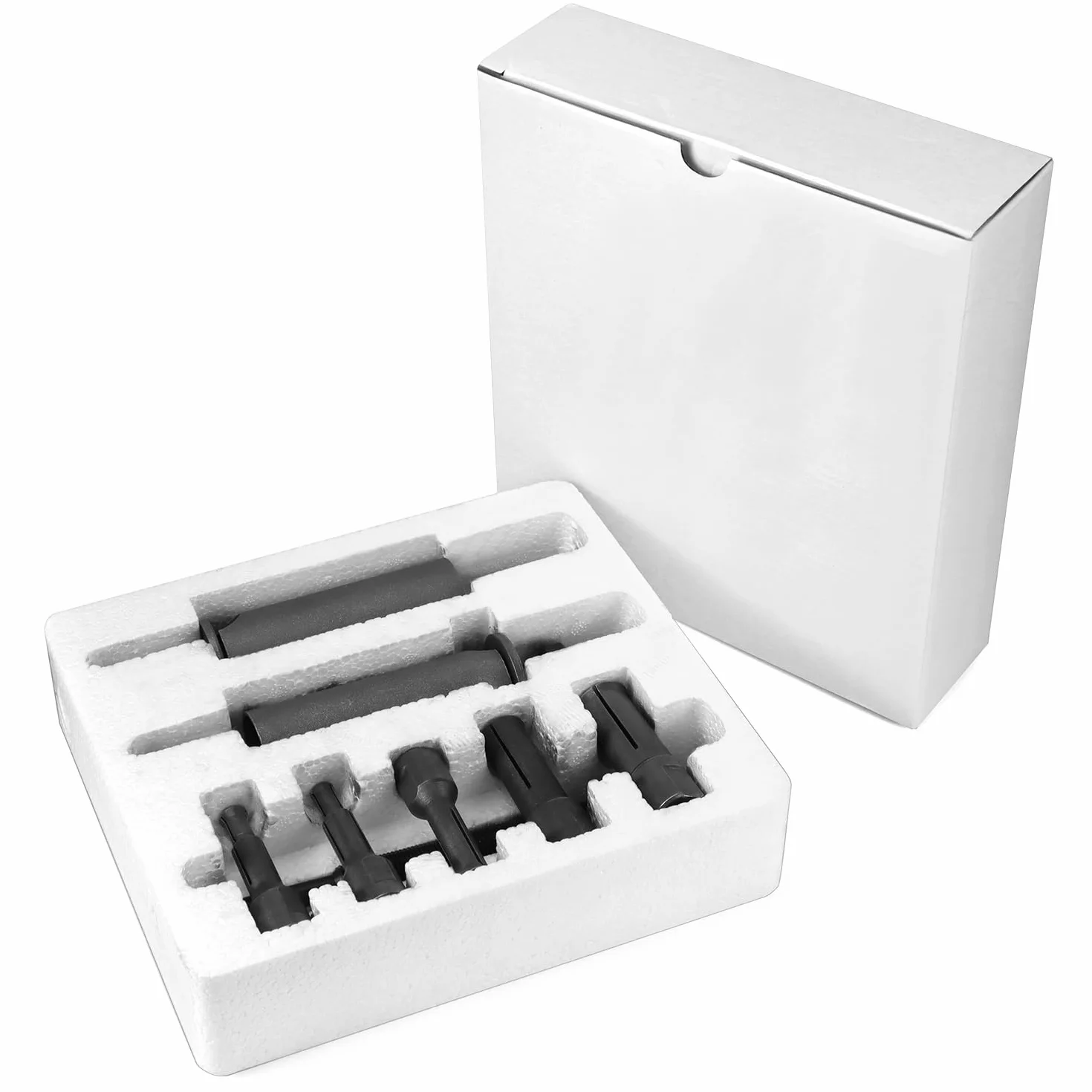 QWORK® Estrattore Cuscinetti Interni per Moto, 9-23 mm Estrattore Cuscinetti con Clip Aperte in 5 Misure, Strumenti di Rimozione Cuscinetti per la Riparazione di Autoveicoli, Motocicli e Biciclette