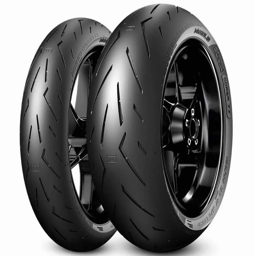 DIABLO ROSSO CORSA II 190/50 ZR 17 120/70 ZR 17 Coppia Pneumatici RACING STREET