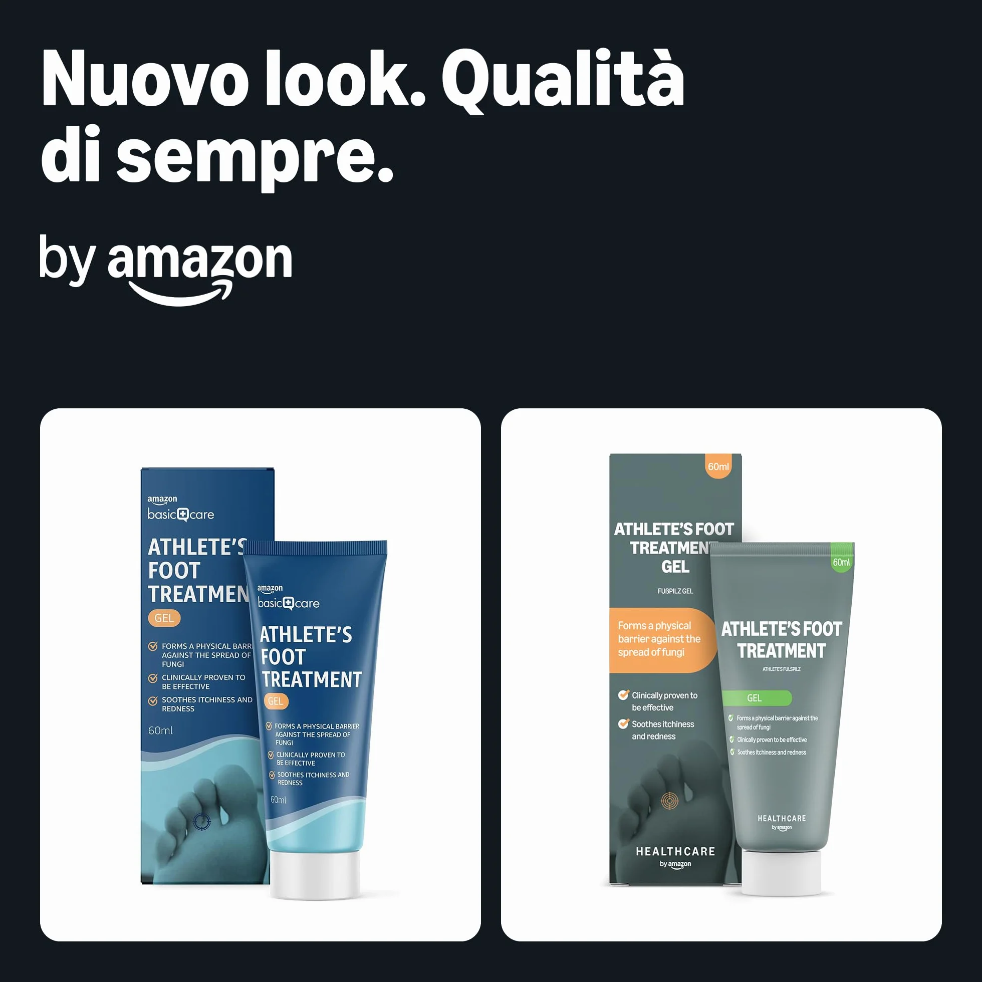 Amazon Healthcare Gel trattamento piede d'atleta 60ml