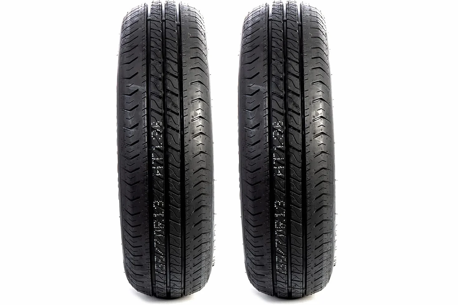 UNITRAILER Set di pneumatici per tutto l'anno 2x 155/70 R13 75N – Pneumatici per rimorchi da 13 pollici per rimorchi e caravan, ciascuno con capacità di carico di 387 kg, stabile per l'uso