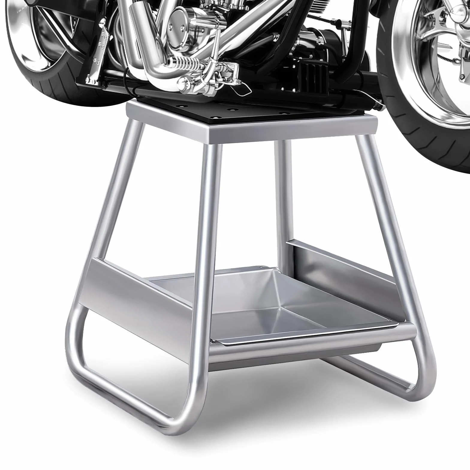 COSTWAY Cavalletto Sollevatore per Moto da Cross, Supporto Moto Fuoristrada in Metallo, Portata 450 kg