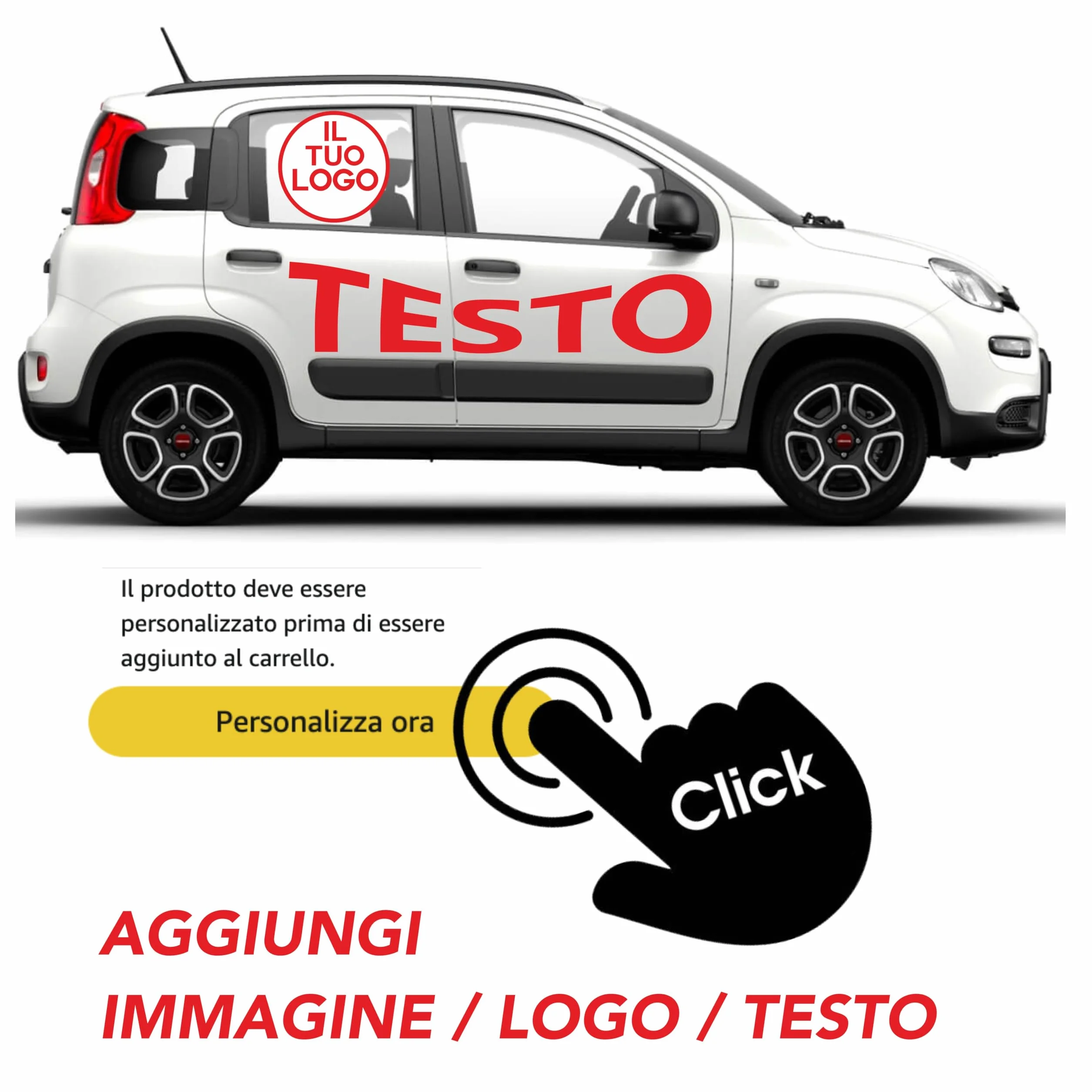 Adesivo Personalizzato per Furgone Stampa su Vinile con Logo per Veicoli Aziendali