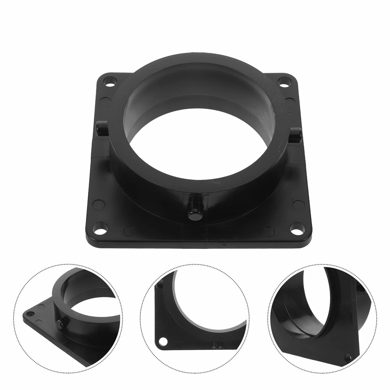 Adattatore per Scarico Fognario Camper 3 Pollici in Abs Resistente alle Intemperie, Connettore Idraulico a Baionetta per Valvola di Scarico, Accessorio per Manutenzione