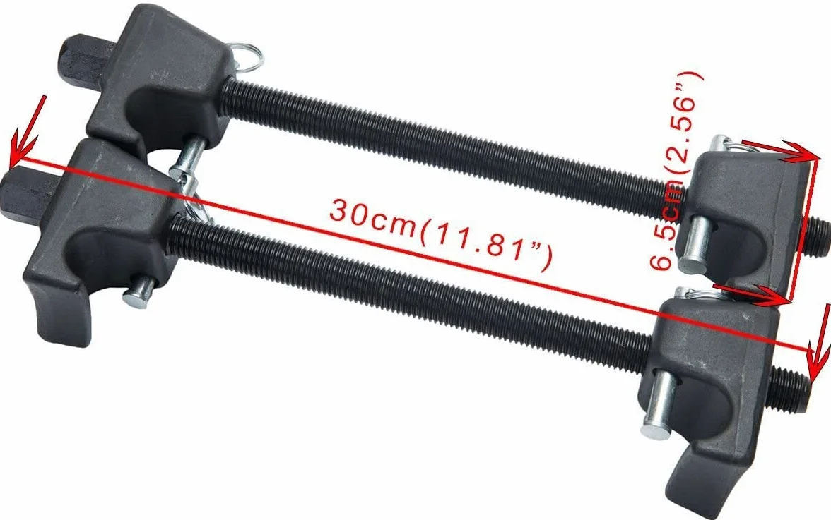 FreeTec Compressore Molla Elicoidale 2 Pezzi Kit Ammortizzatore Macpherson