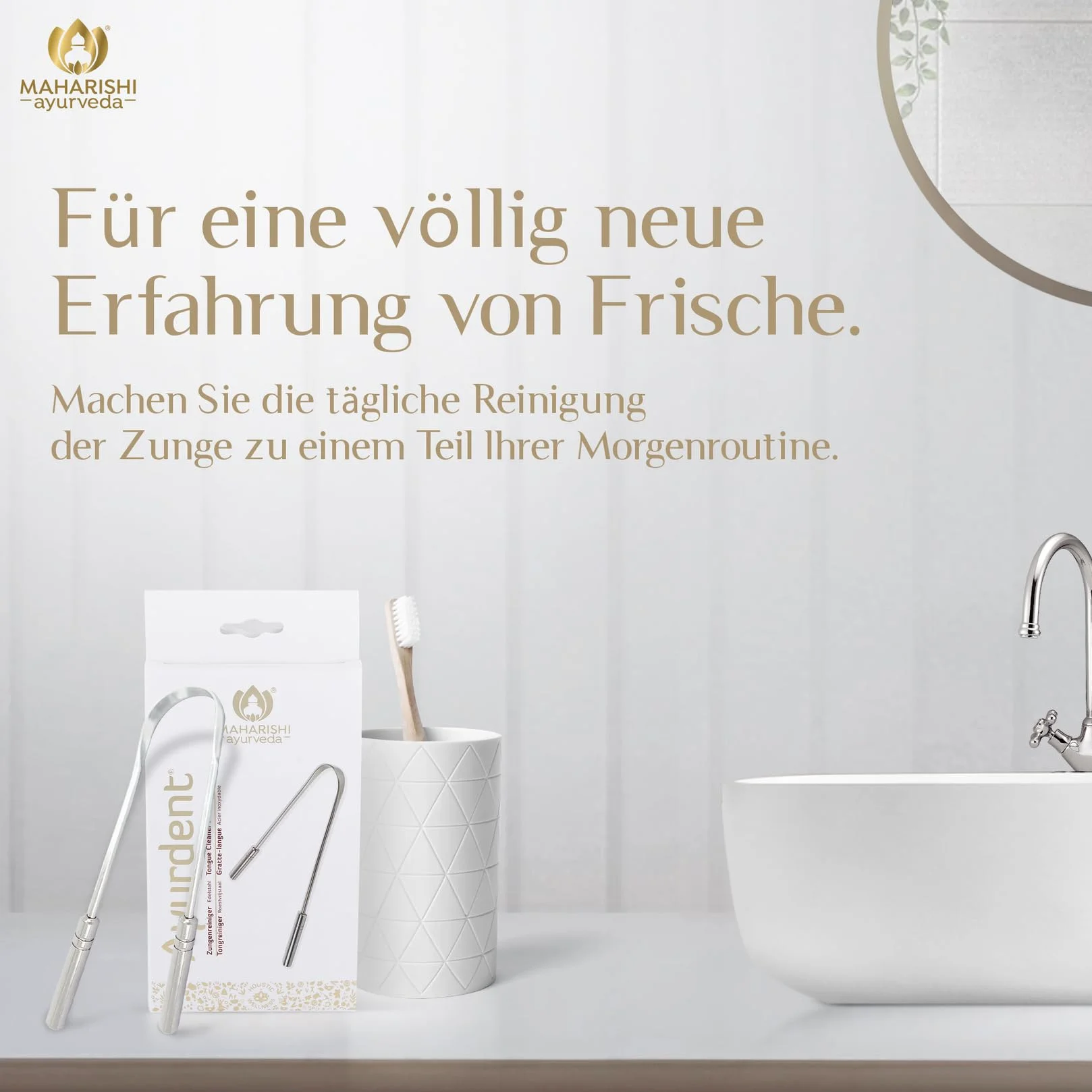 Maharishi Ayurveda Zungen Detergente Acciaio Inox 1er Pack